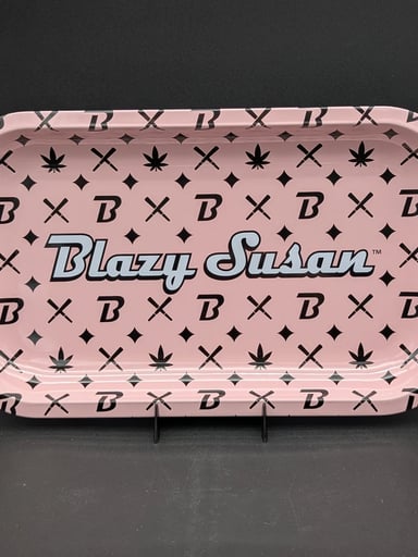 Preview pic of BLAZY SUSAN MEDIUM METAL ROLLING TRAY