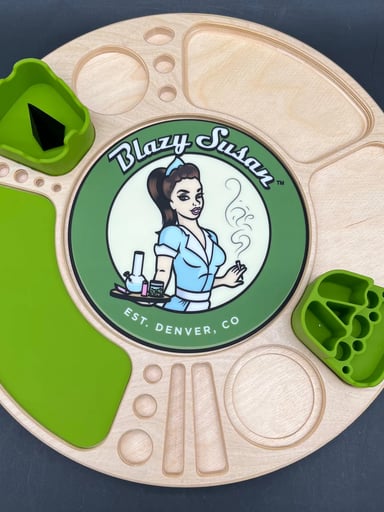 Preview pic of BLAZY SUSAN SPINNING ROLLING TRAY