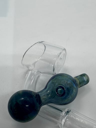 Preview pic of Blue Handblown Bubble Cap