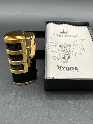 Preview pic of KING PALM - HYDRA TRIPLE THREAT BUTANE TORCH LIGHTER