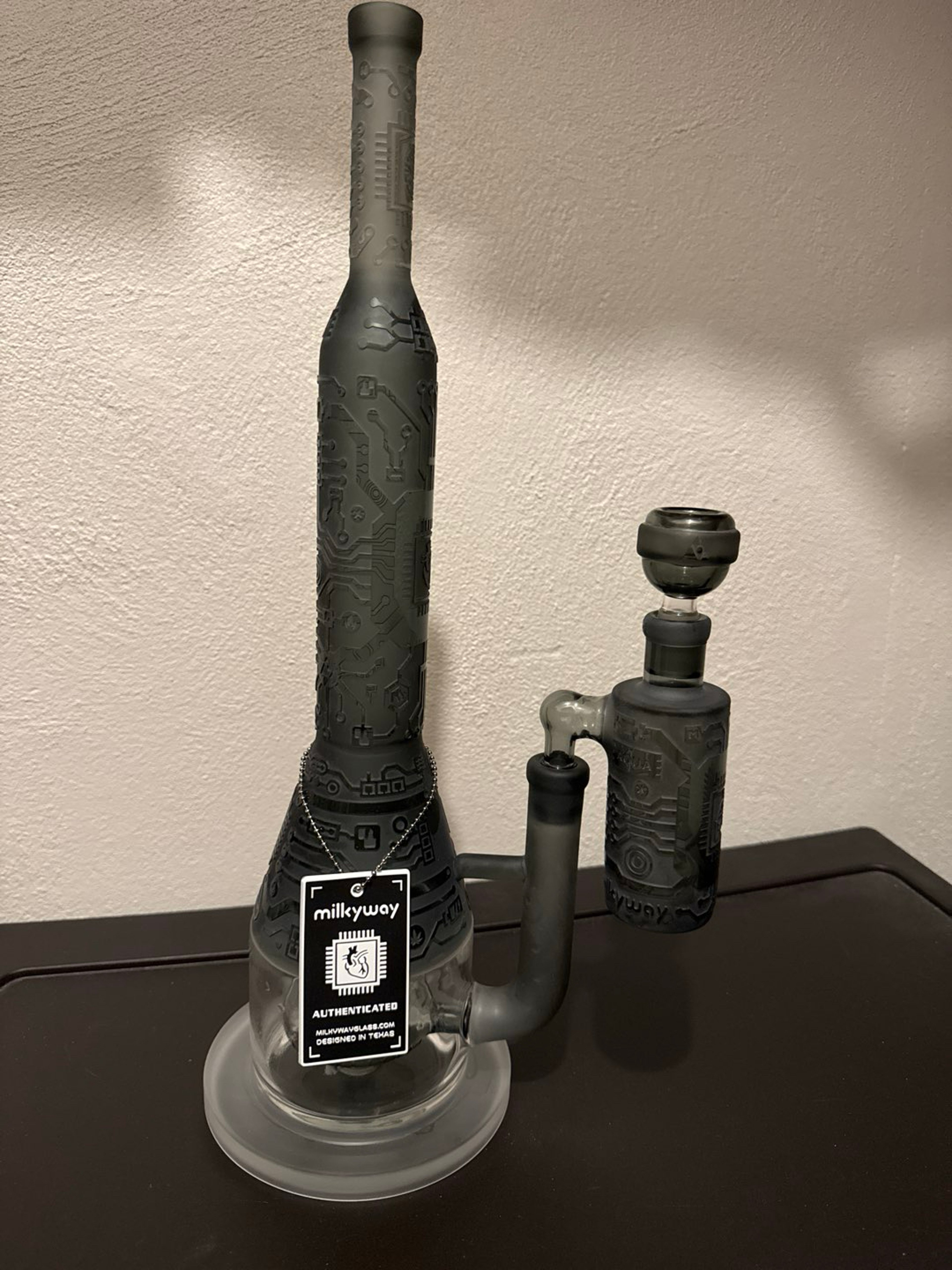 Preview pic of milkyway Circuitboard 16” Water Pipe WITH ASH CATCHER included