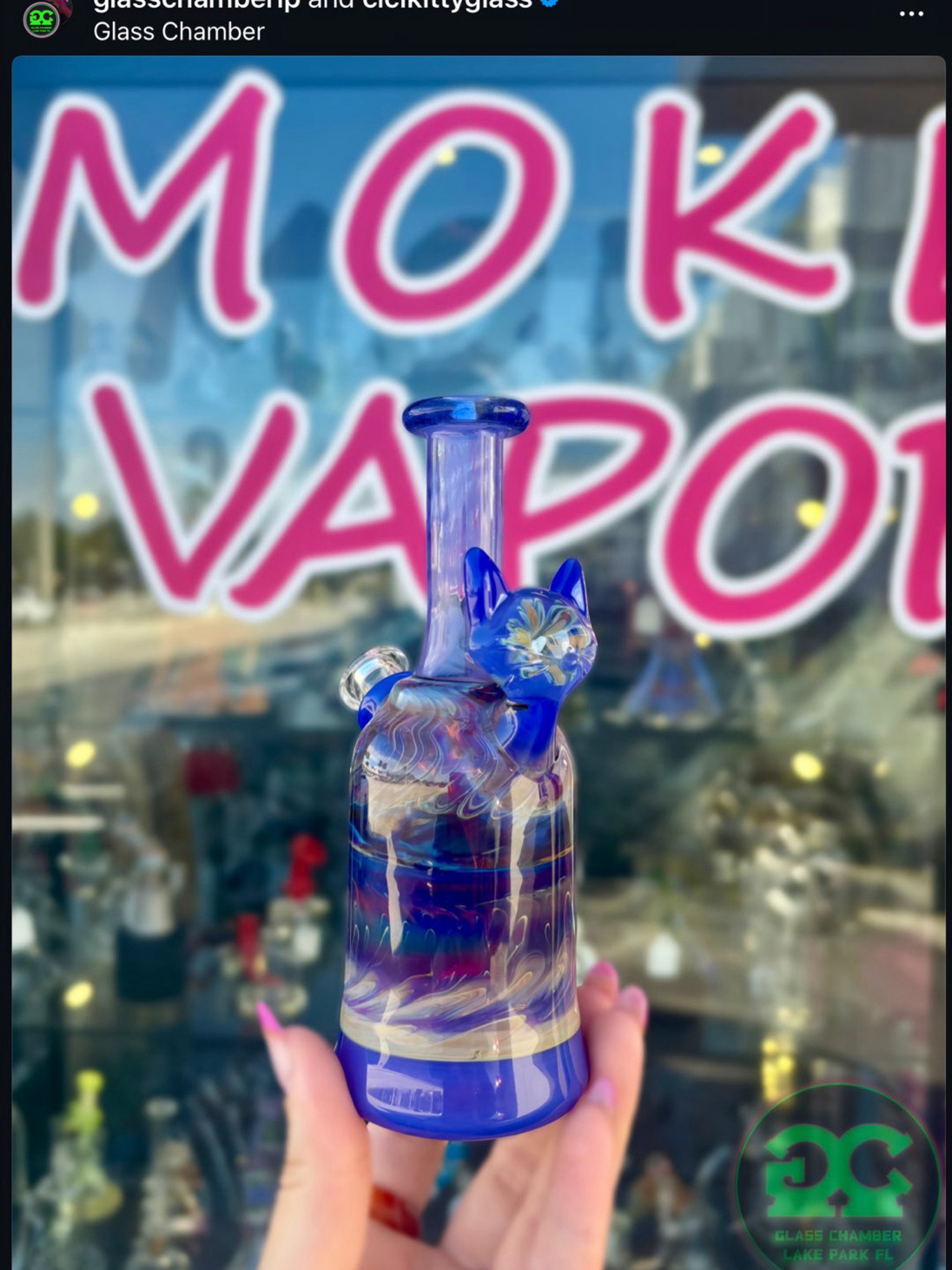 Cici Kitty Glass X Jam Rig image 0