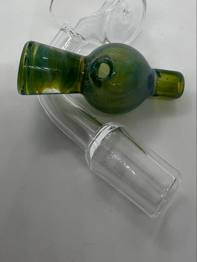 Preview pic of Green Handblown Bubble Cap