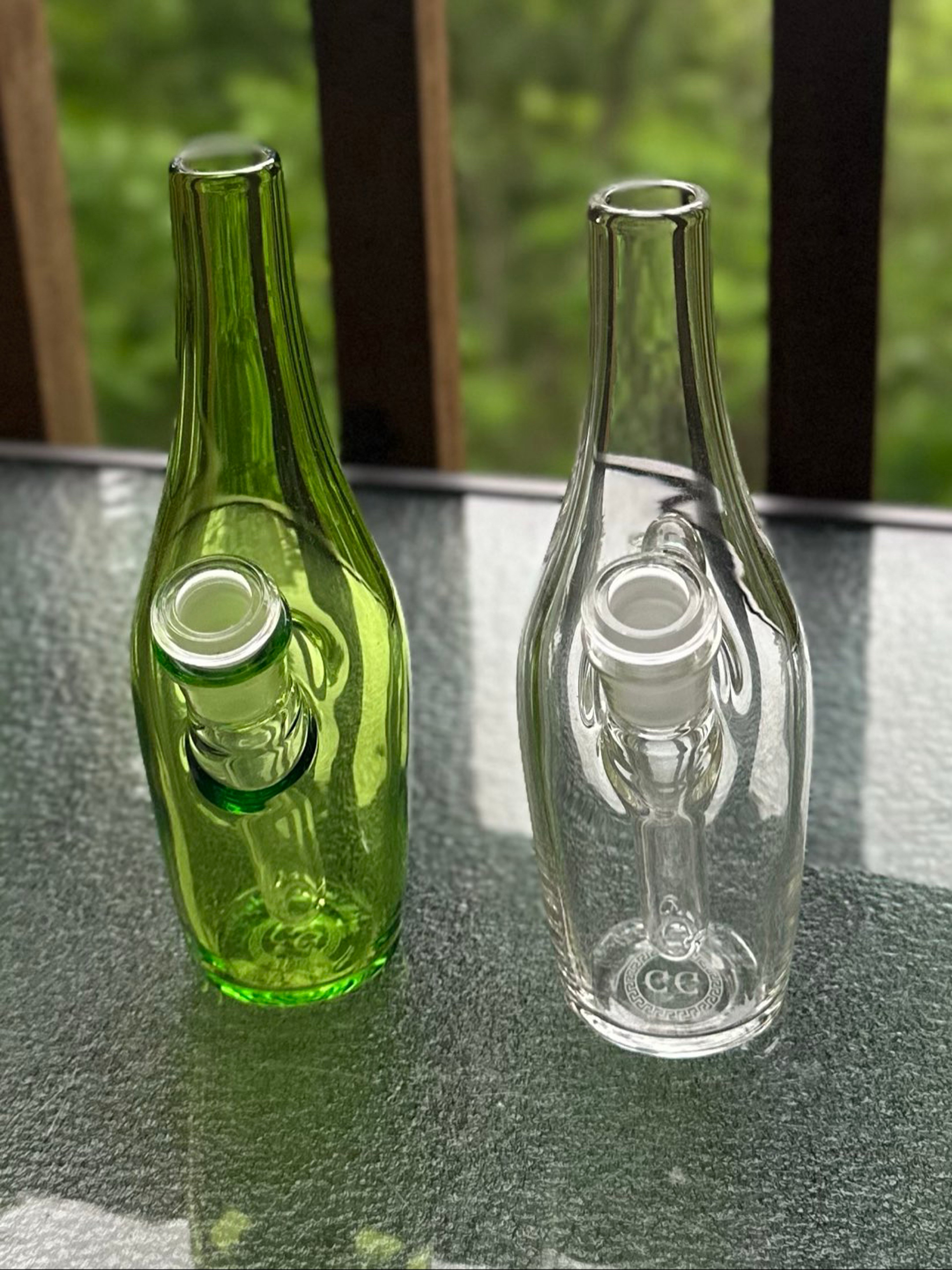 *Brand New* Greek Glass sake bottle bong (set of 2) image 0