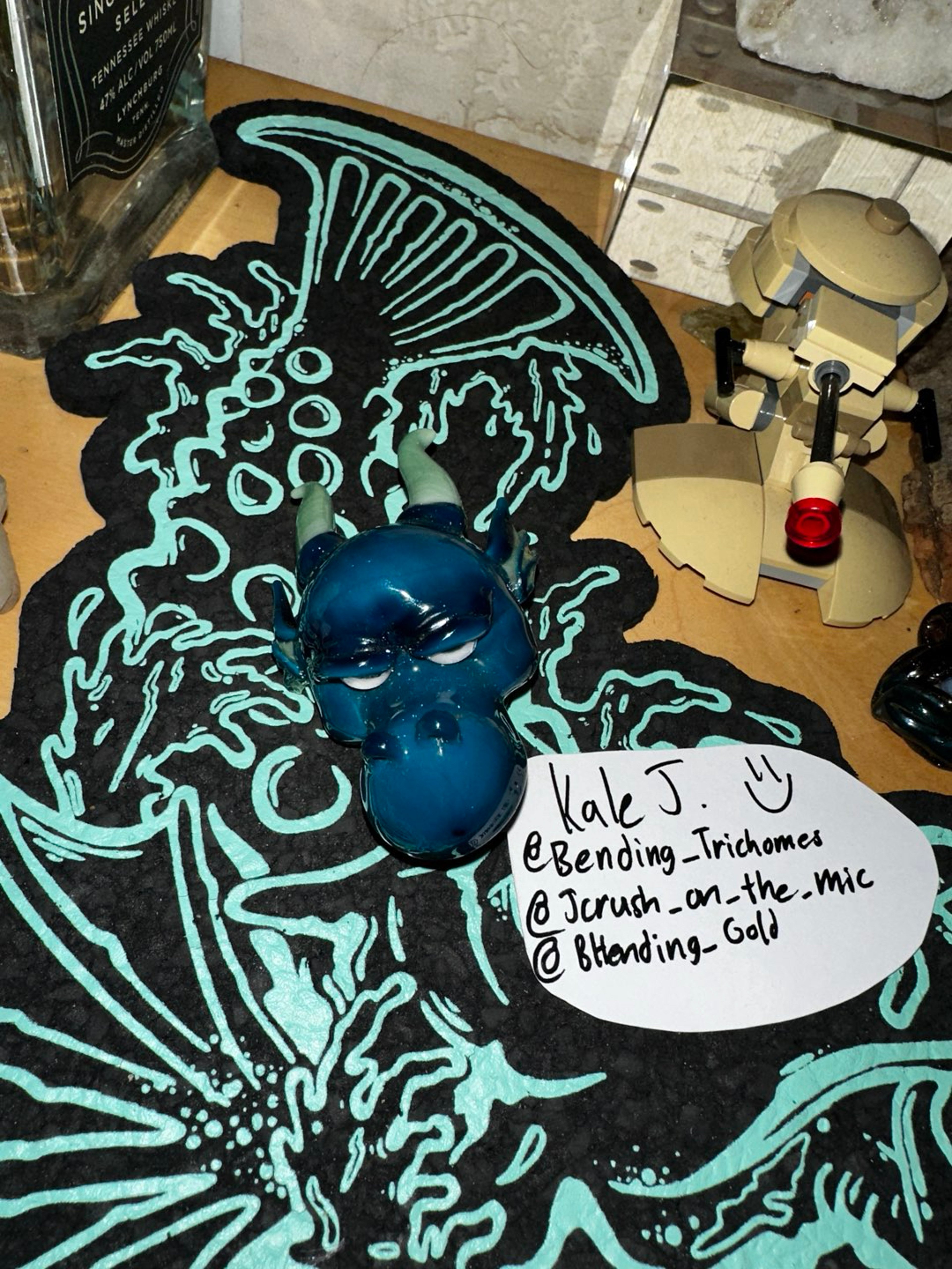 Preview pic of Hendy Glass Dragon Pendant