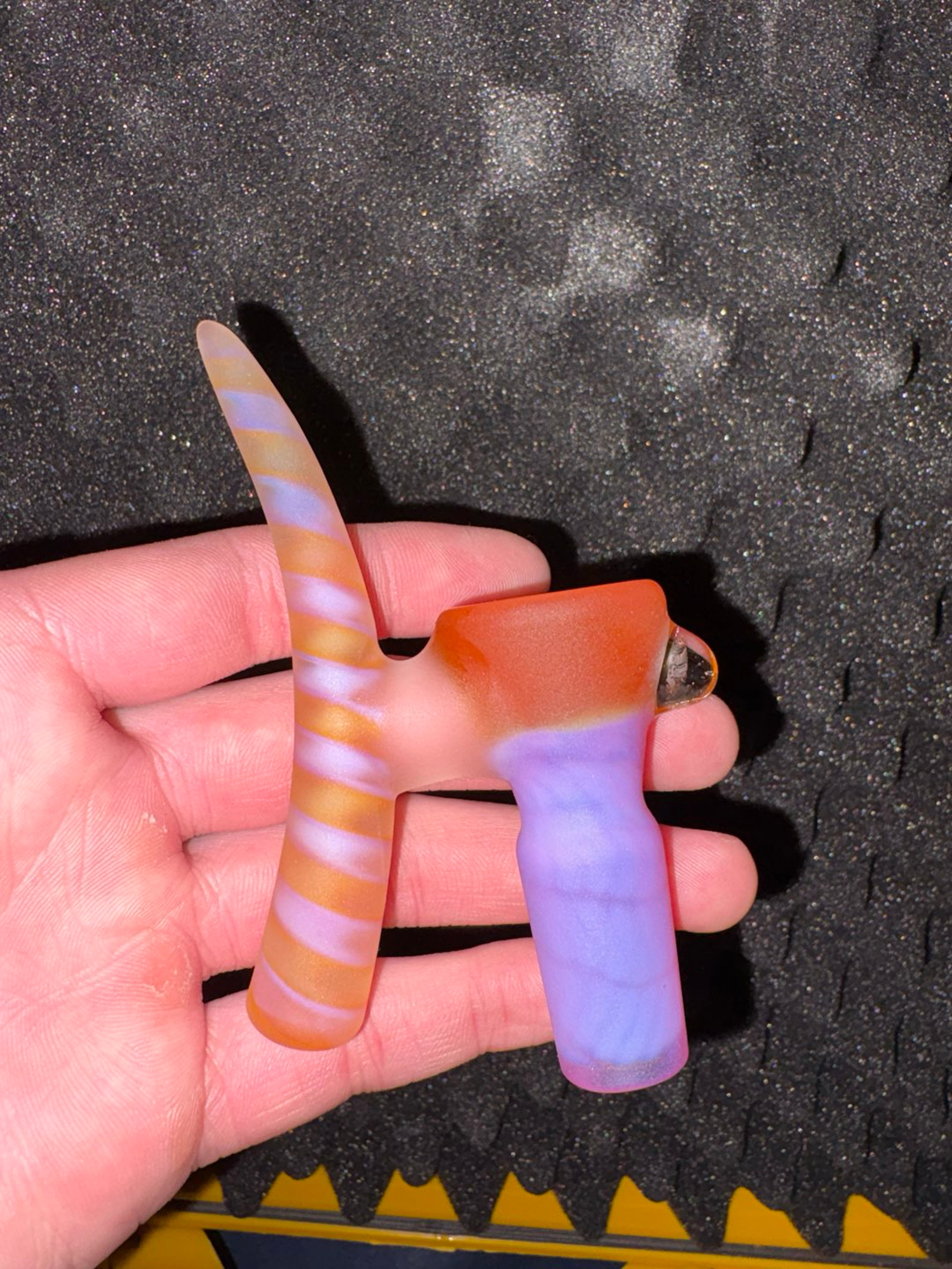 Preview pic of Trex glass fully worked and sandblasted