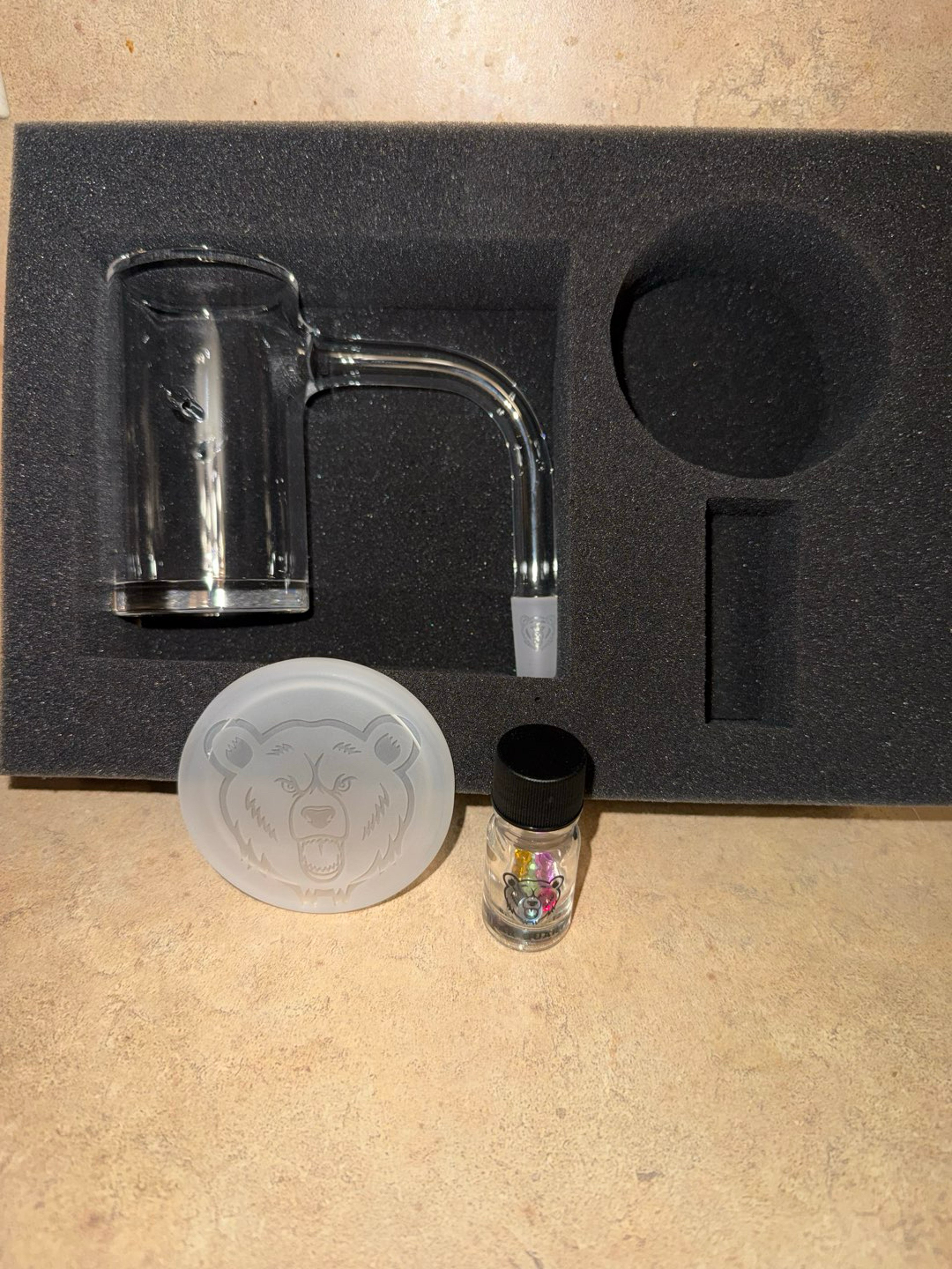 Preview pic of Bear quartz big auto spin banger