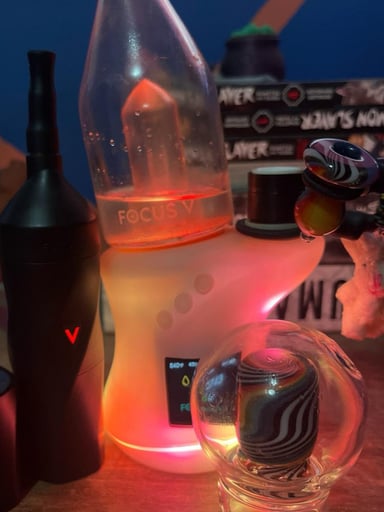 Preview pic of glass and bubble cap