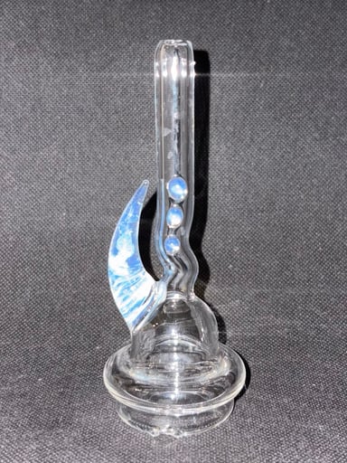 Preview pic of Clear Magizle Puffco Dry Top with Ghost accents
