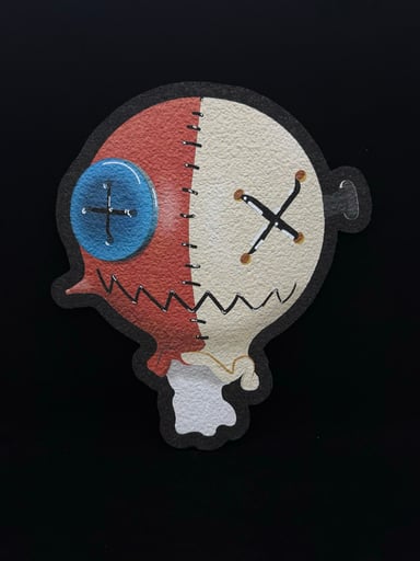 Preview pic of Voo Doo Doll Head Mat by Muller Glass x Moodmats