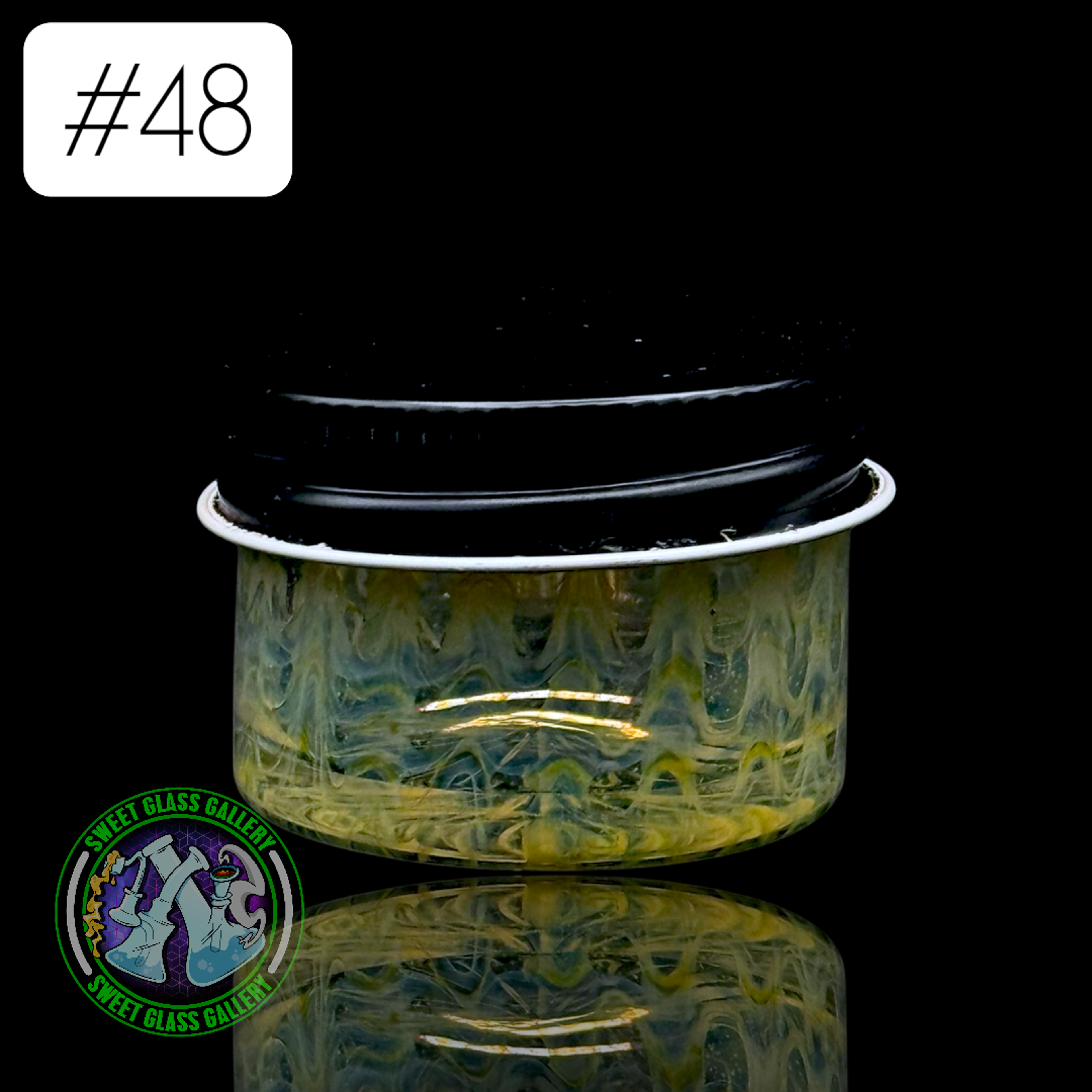 Preview pic of Ben’s Glass Art - Baller Jar #48 - Fume