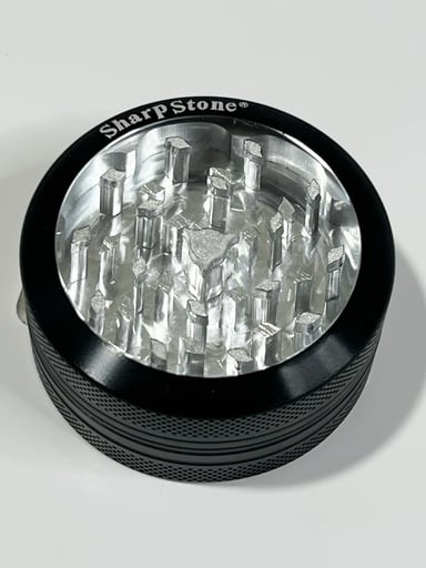 Preview pic of Sharpstone 2pc Grinder w/ Clear Glass Top 2.5"