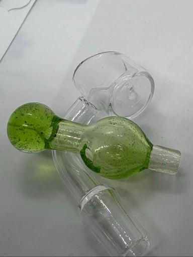 Preview pic of Slyme Green Handblown Bubble Cap