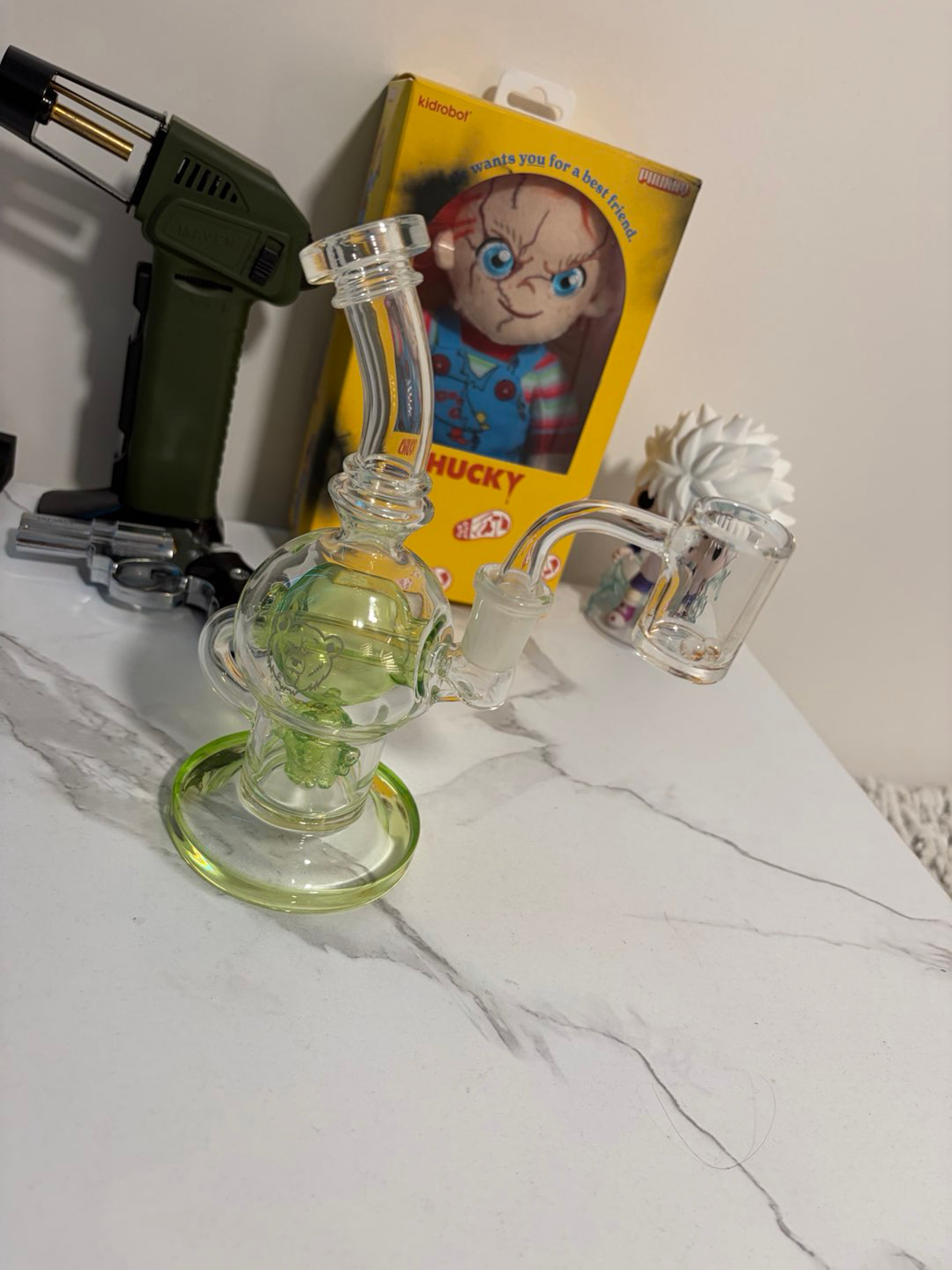 Preview pic of Bear Quartz Recycler "The Sphere"