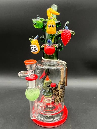 Preview pic of CHEECH GLASS - 12" VEGGIE VOLCANO WATER PIPE