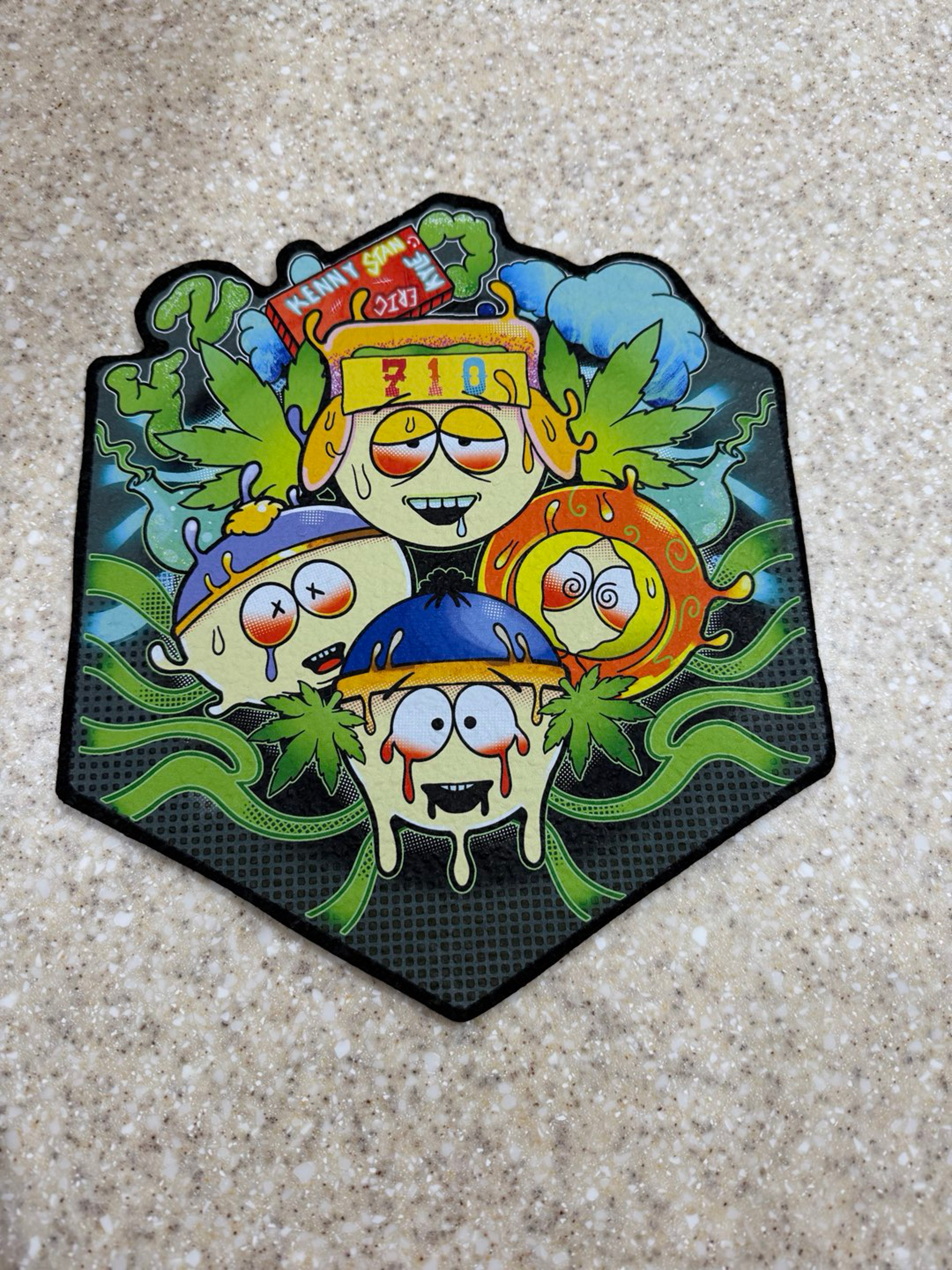 Trippy South Park Moodmat: Dark Mountain Cult x Lukke Tattoo Collab image 0