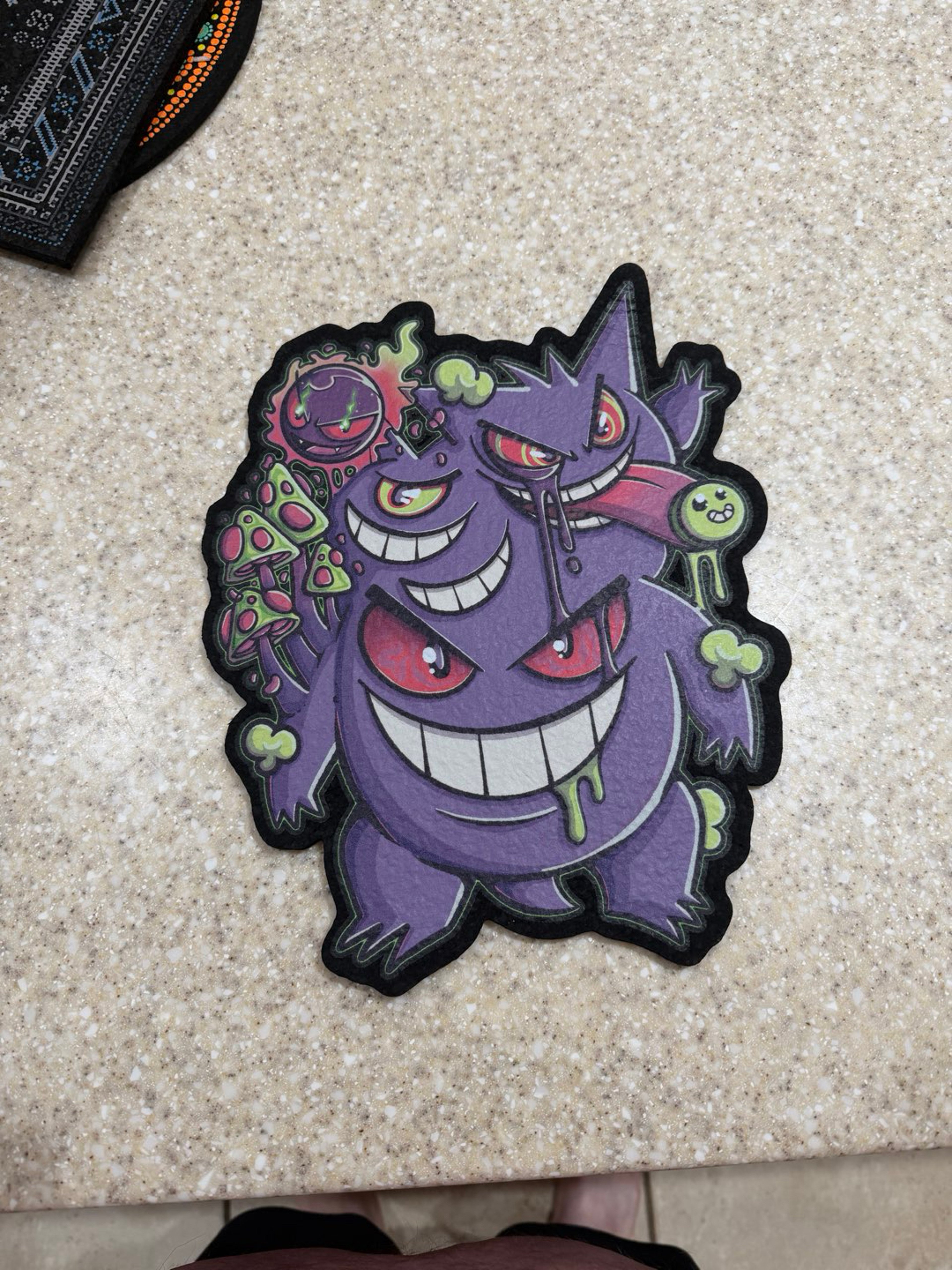 Glowing Trippy Gengar Moodmat: Hola Loco! Collab image 0
