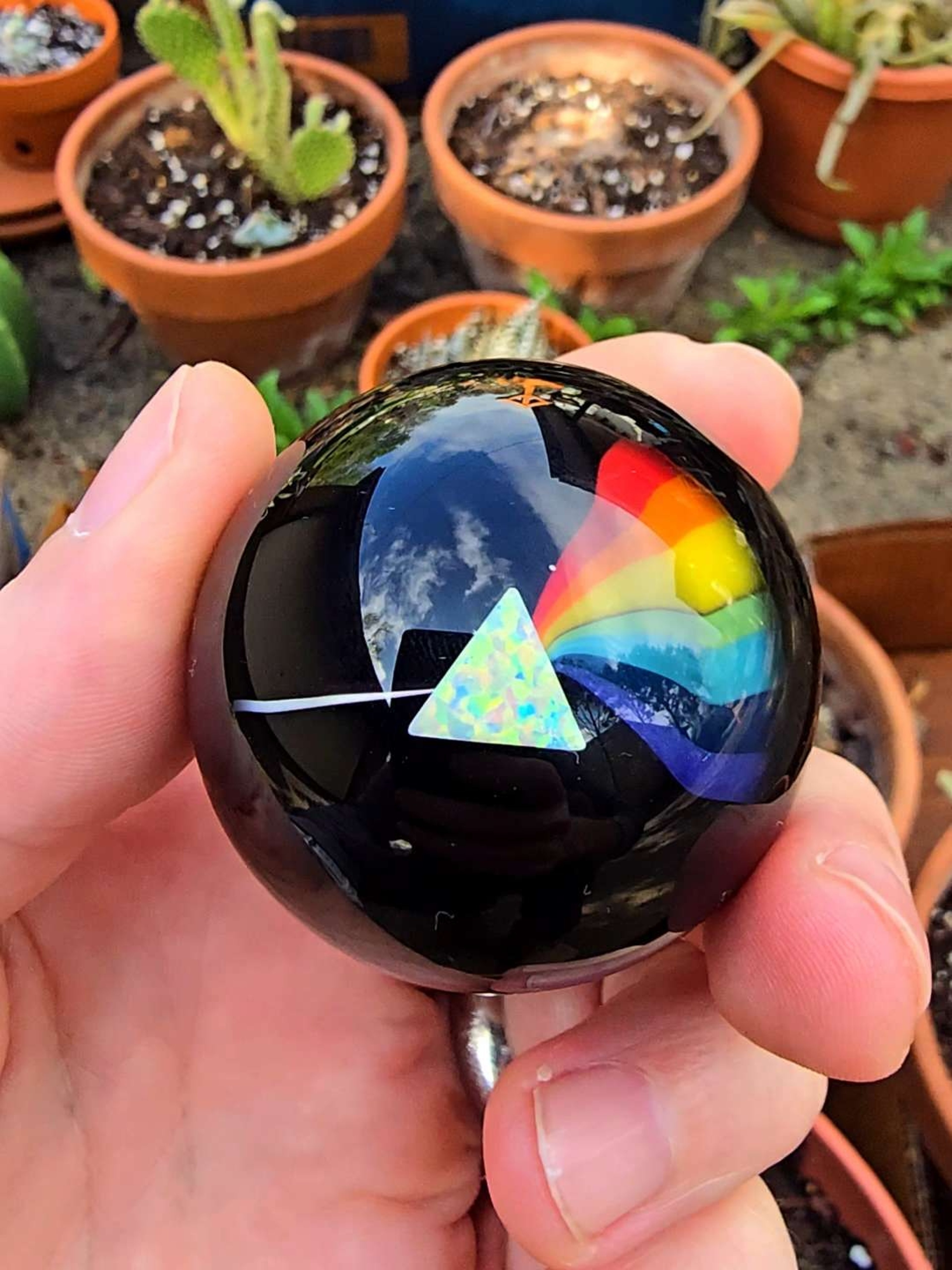 Preview pic of Further on the Dark Side marble by Crowmanglass