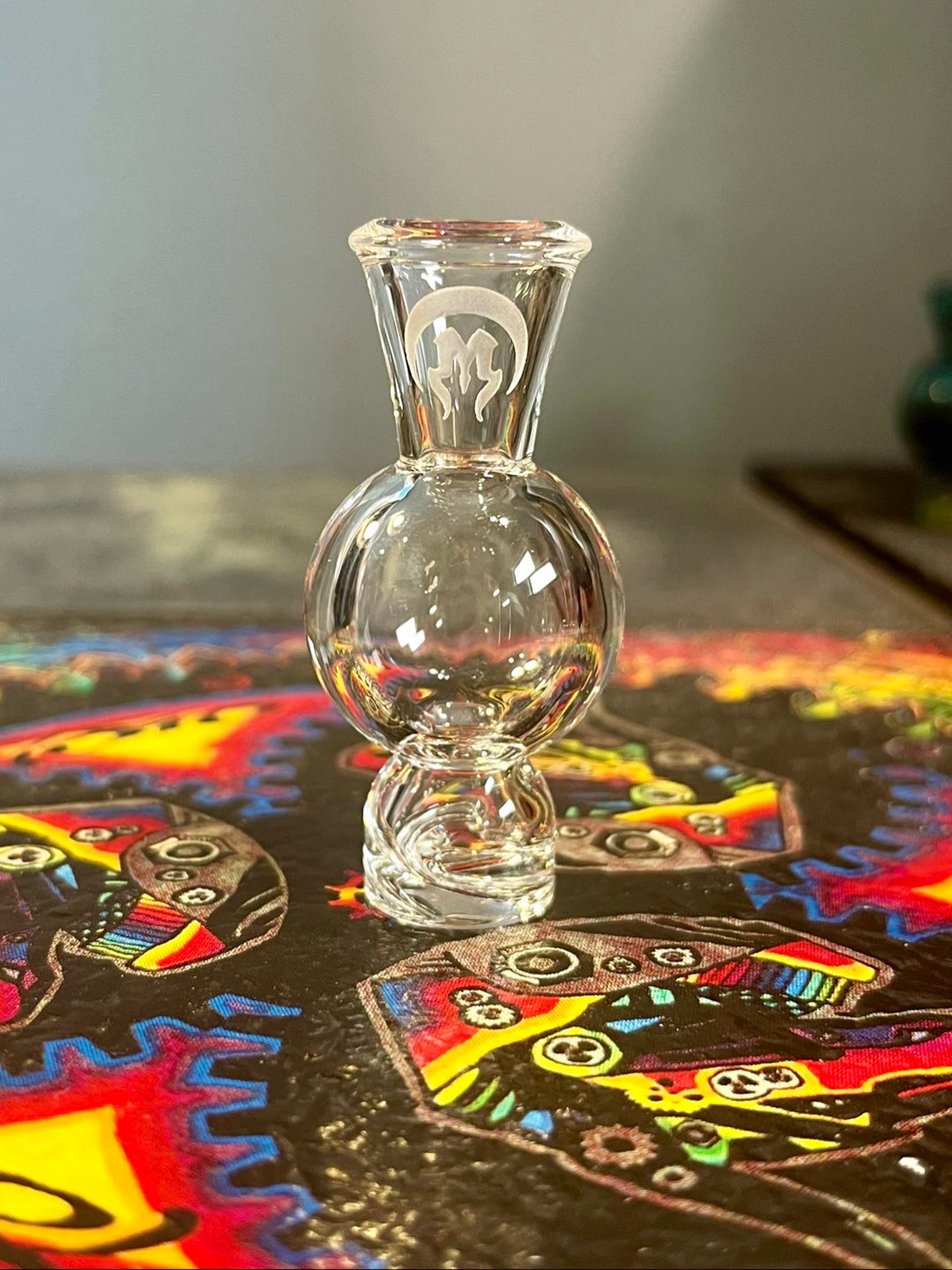 Clear Mothership Bubble Spinner Cap image 0