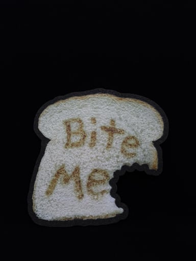 Preview pic of Bite Me Bread Mat by Jimmy C Glass x Moodmats