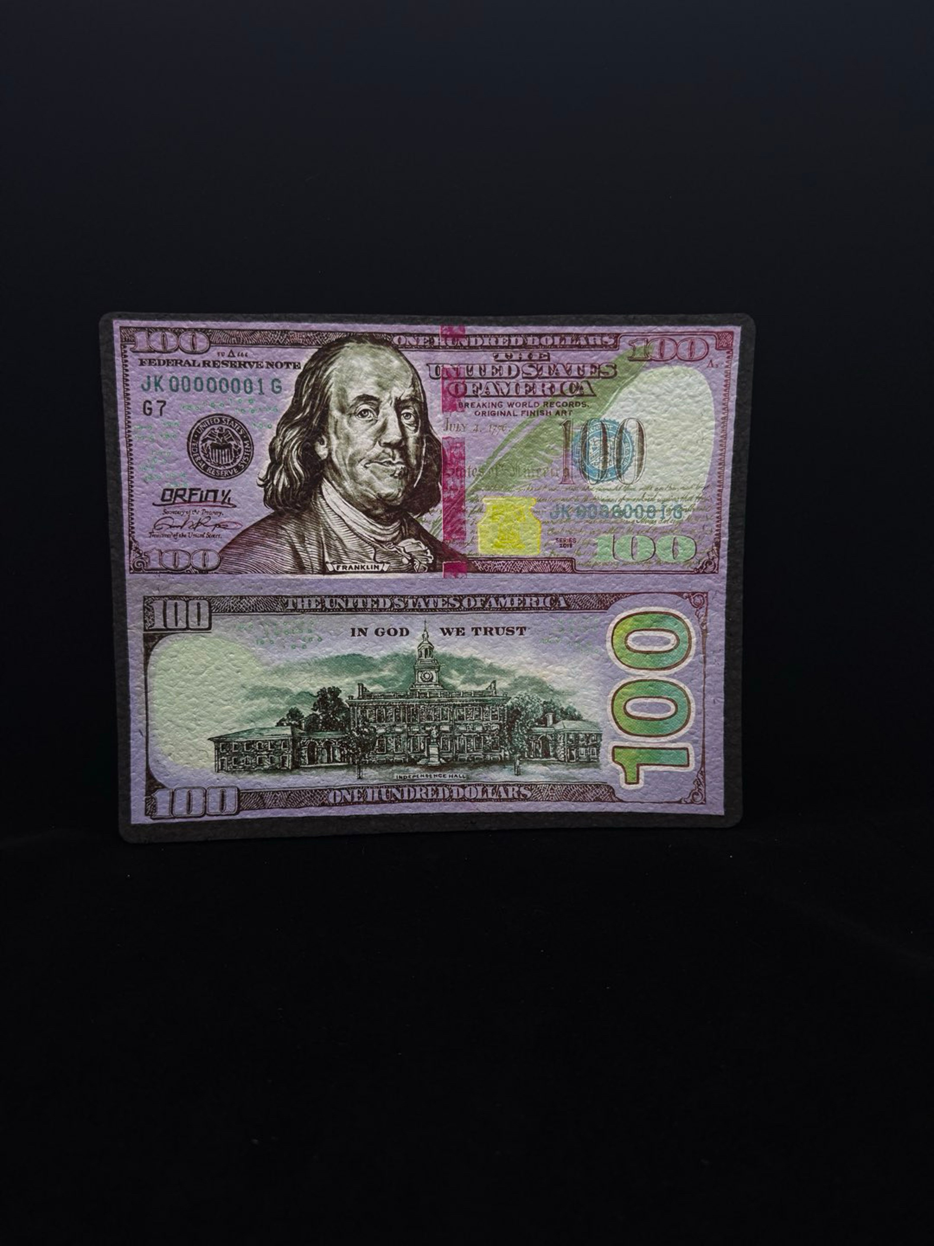 Preview pic of 100 Dollar Bill Mat by Orfin x Moodmats