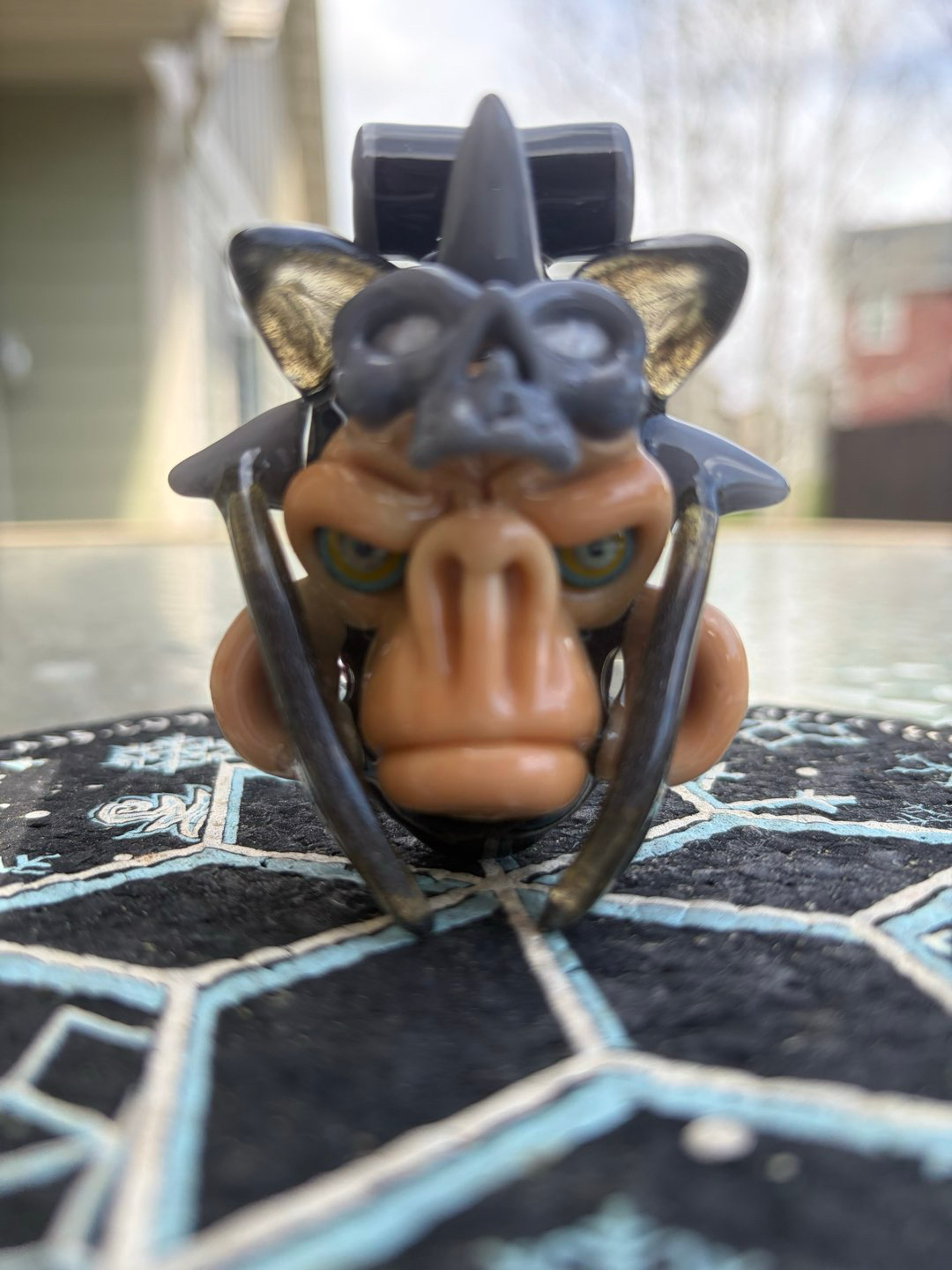 Preview pic of Coyle Condenser X Hobbs Glass Monkey Pendant