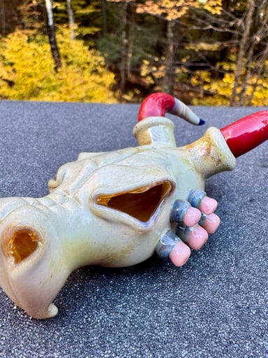 Preview pic of Sherbet X HicDogg Pencil Dragon Skull Pendant - 1/1