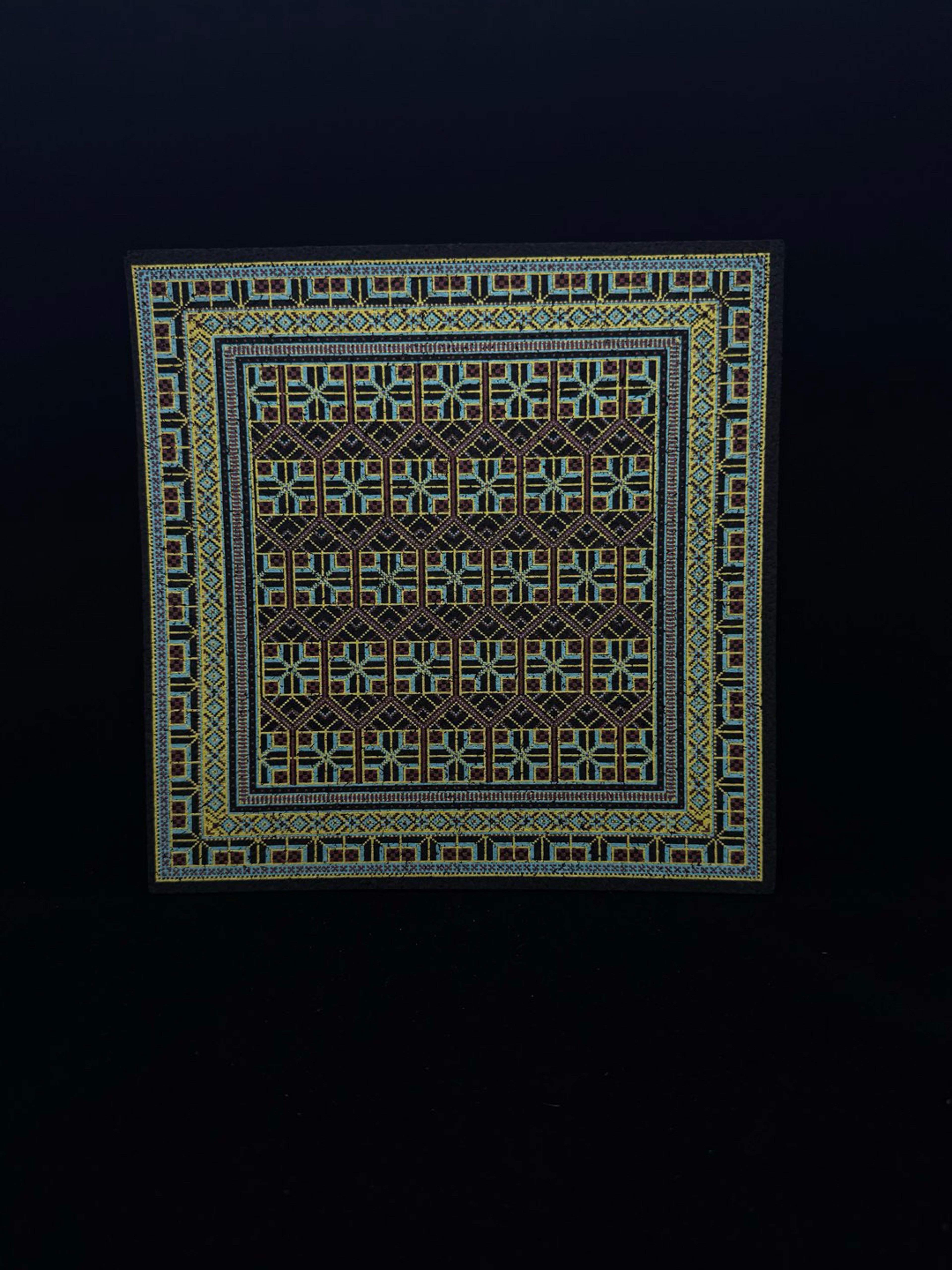 Preview pic of UV Choco-Mint 12” Square BitCarpet Mat by Moodmat