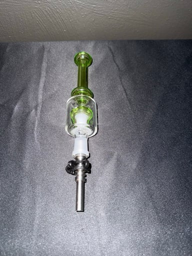 Preview pic of Glass Mushroom Nectar Straw