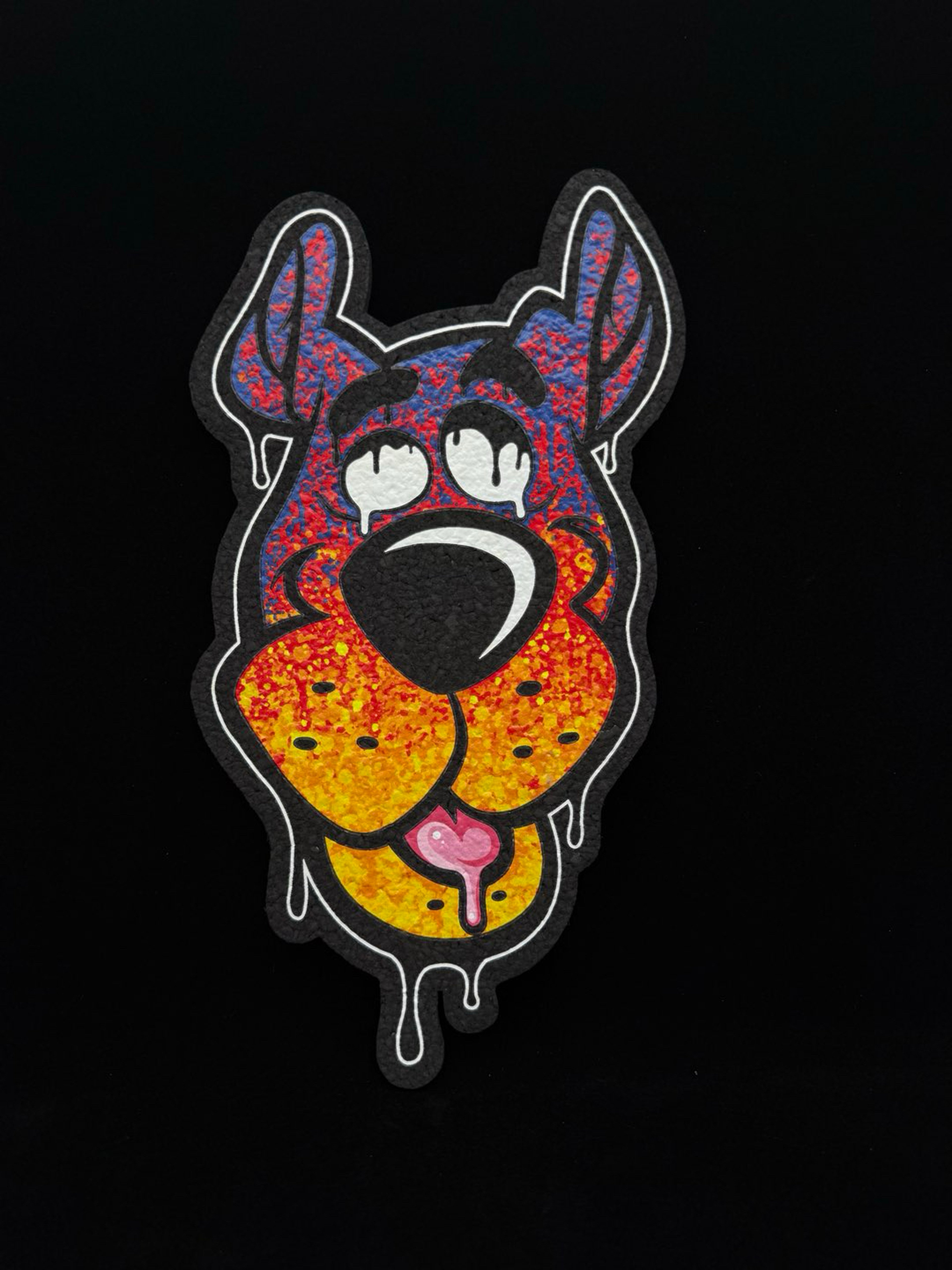 le100 Magma Drippy Scooby Mat by Scoobys Smoke Shop x Moodmats image 0