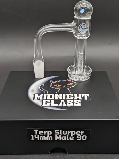 Preview pic of MIDNIGHT QUARTZ GRIDED SLURPER SET 14MM