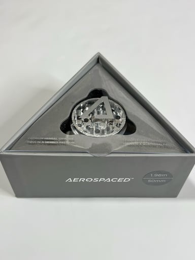 Preview pic of Aerospaced by Higher Standards 4 pc Grinder Silver  50mm