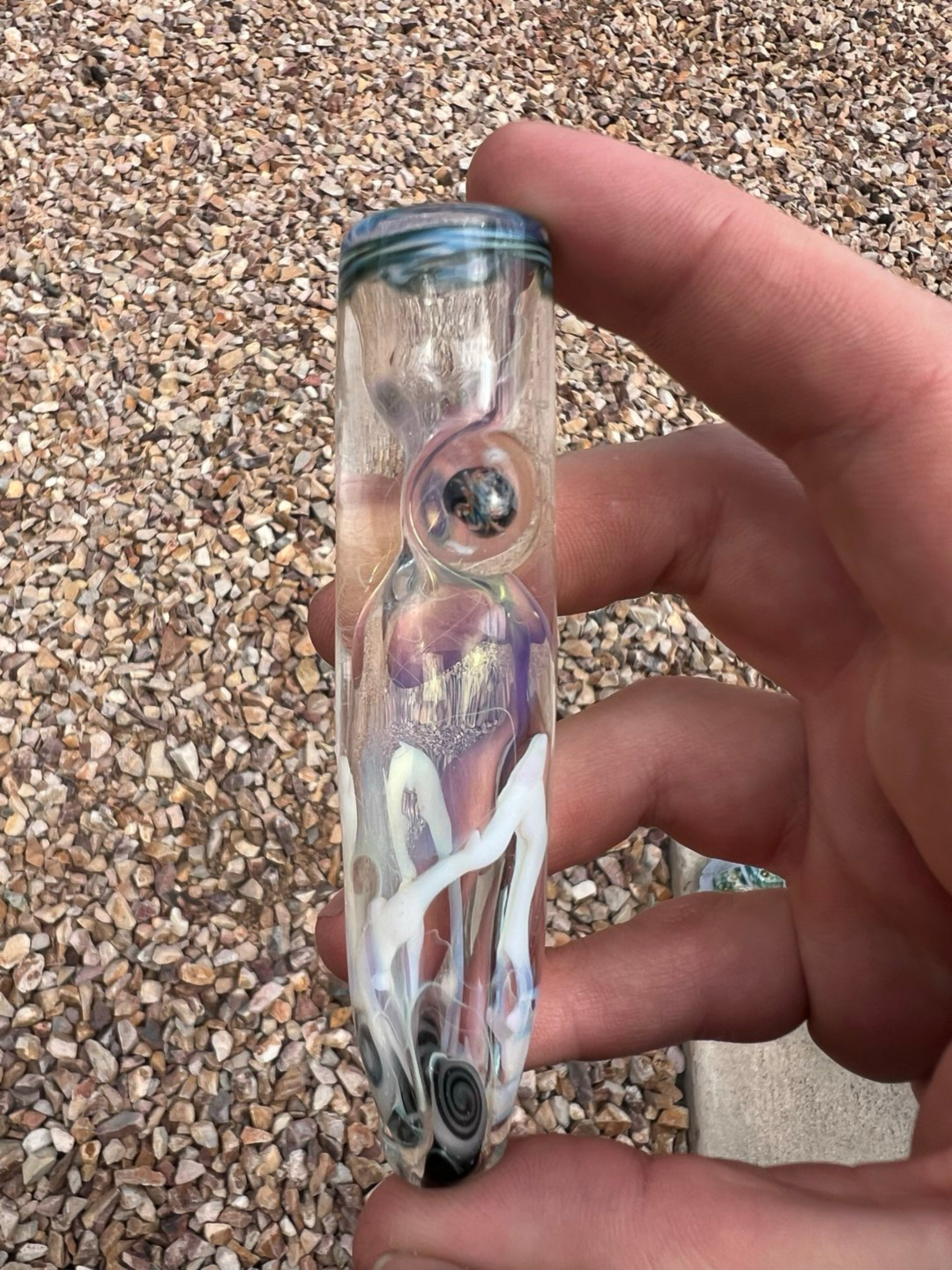 @craftsmithglass Xtra-Thick Fume Milli Chillum image 0
