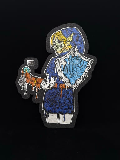 Preview pic of le100 Blue Link to The Past 12” Mat by Kinked Pins x Moodmats