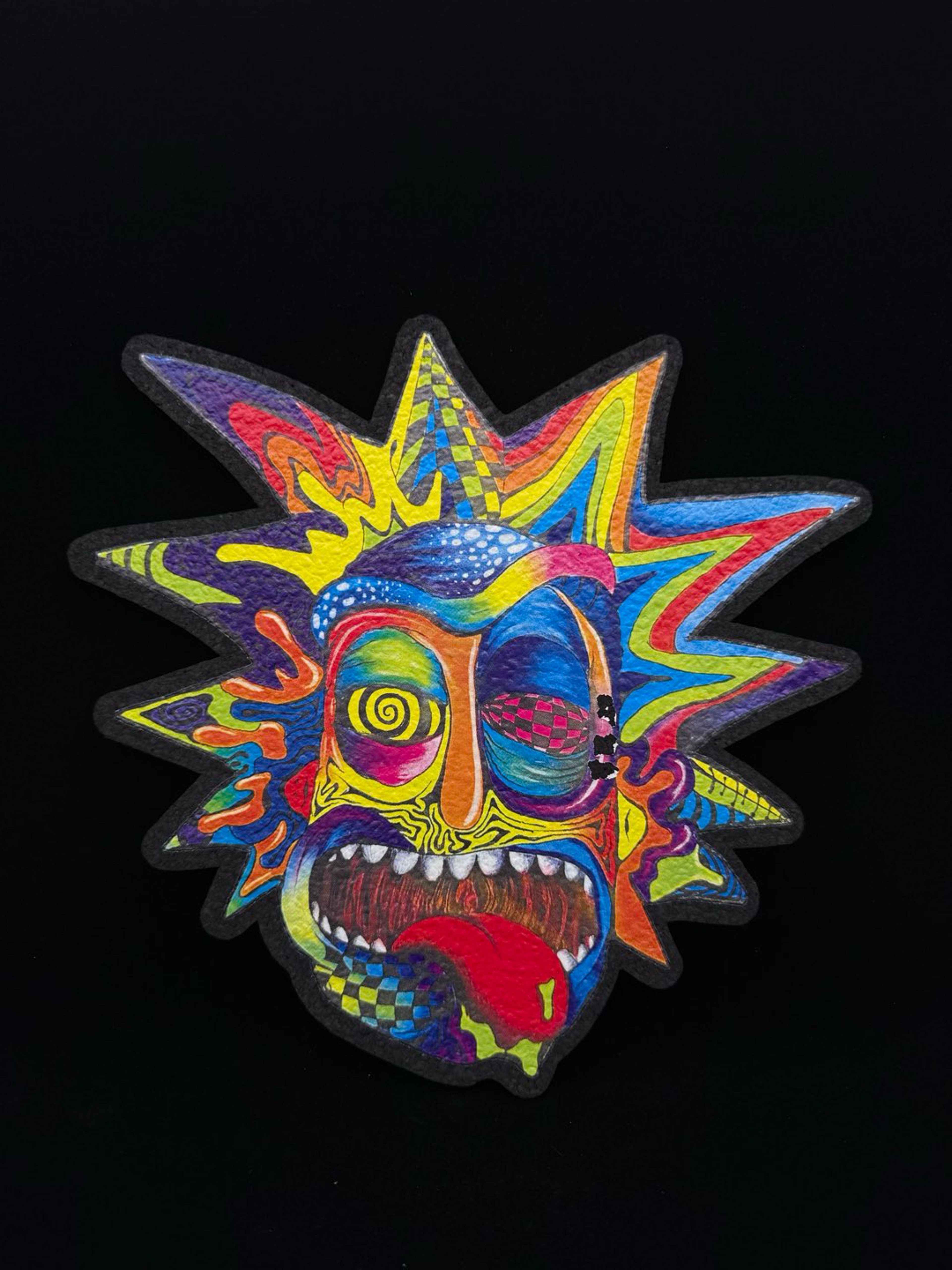 Preview pic of 🅰️cid Rick 12” Mat by Visual Fiber x Moodmats