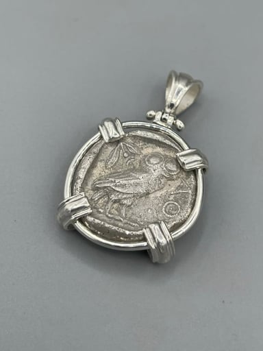 Preview pic of Attica Athens Silver Tetradrachm 440-404 BC | Sterling Bezel