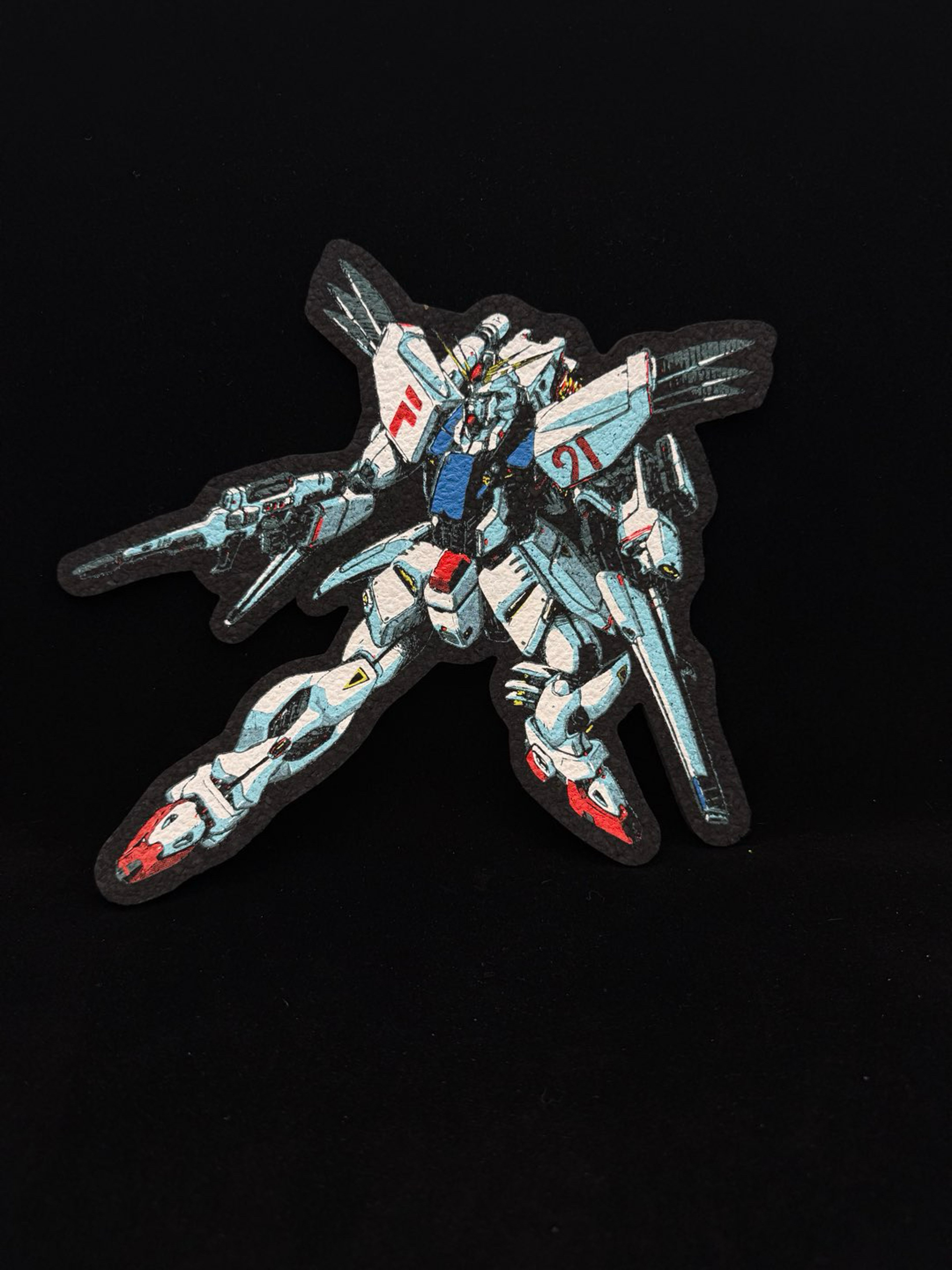 Preview pic of le150 UV Mobile Suit Gundam F91 Mat by Timeless Anime Cel Collection x Moodmat