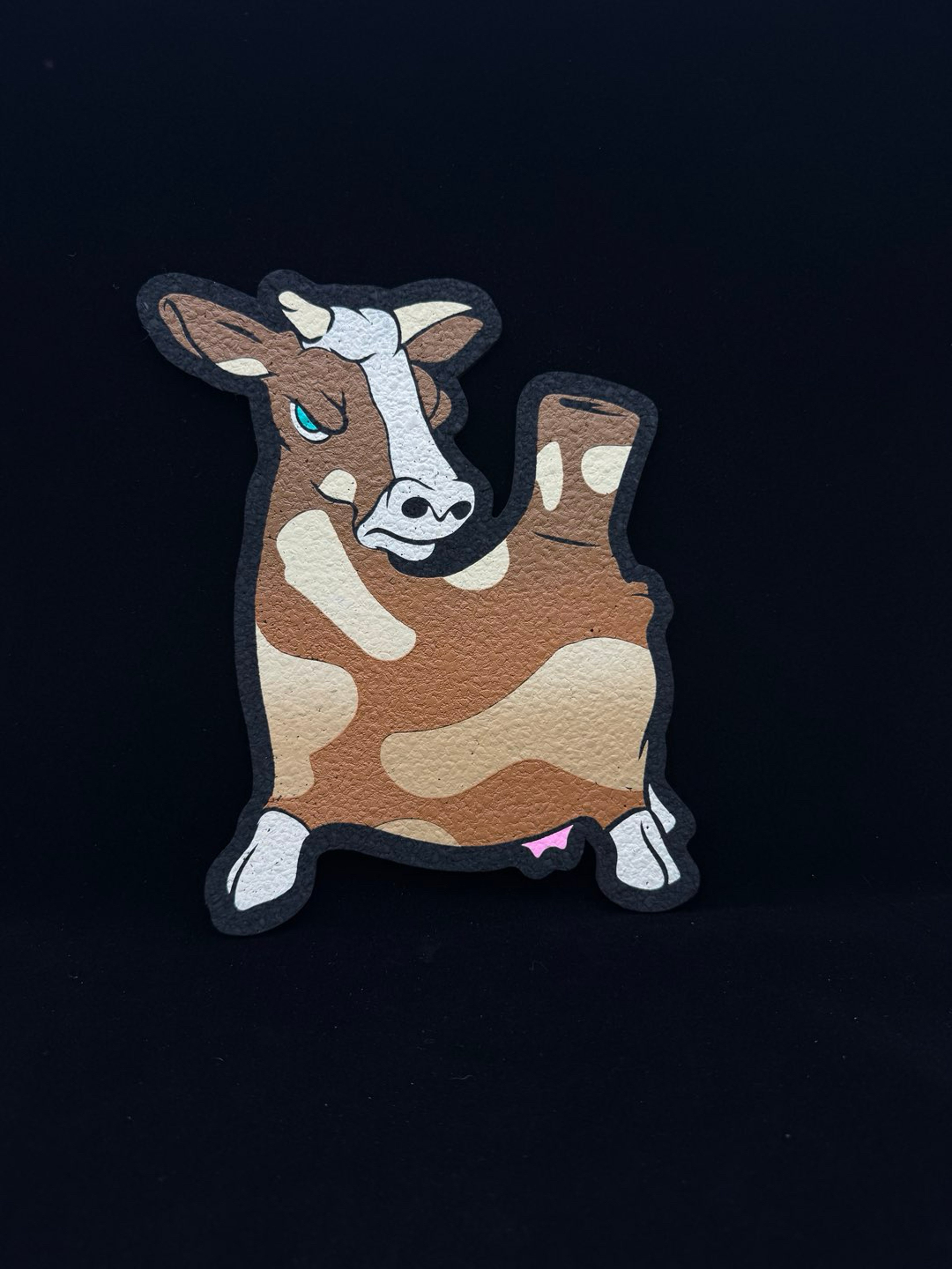 Preview pic of Brown Cow Mat by Robertson Glass x Moodmats