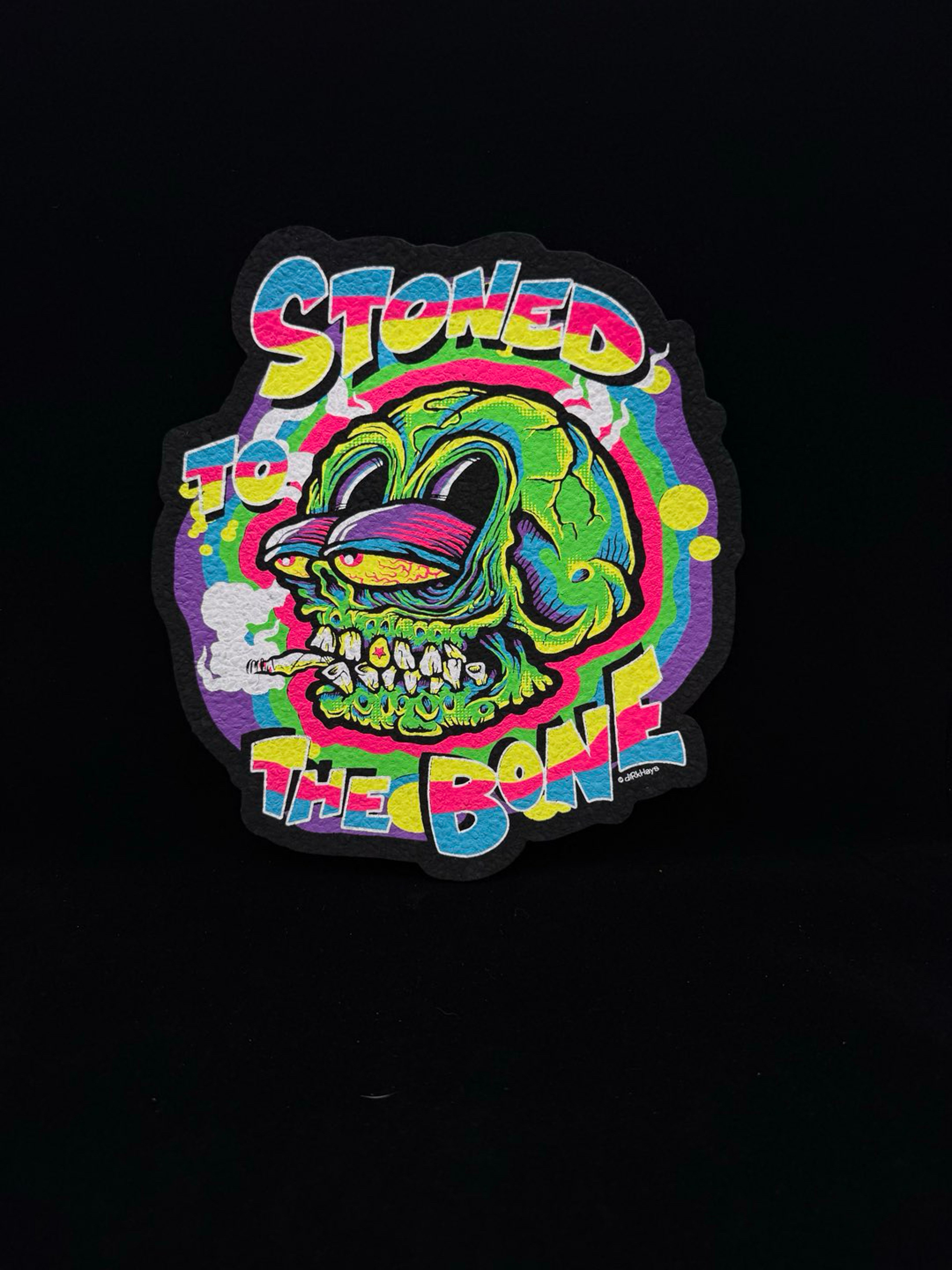 Preview pic of SIGNED Stoned To The Bone 12” Mat by Dirk Hays x Moodmats