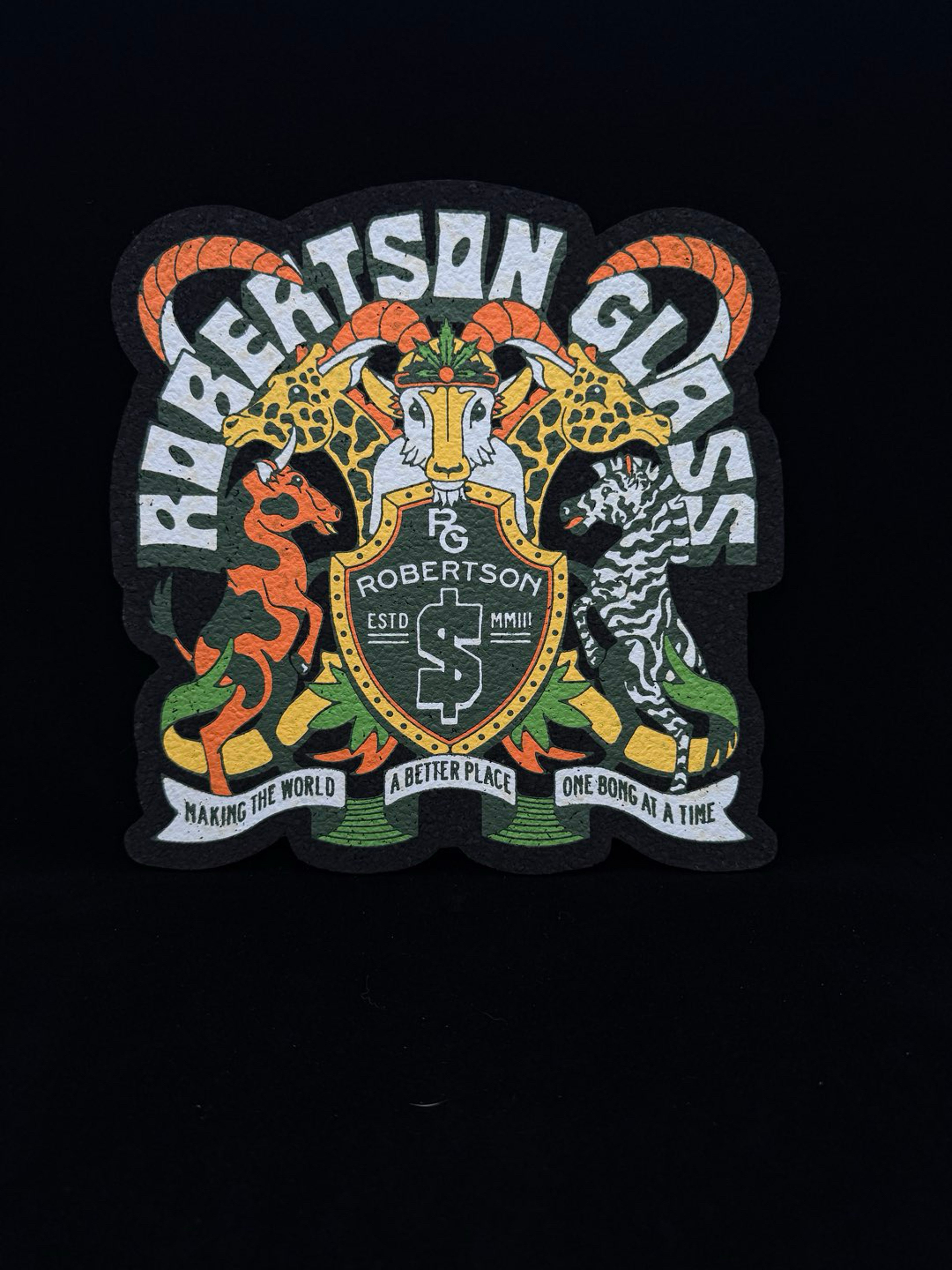 UV Robertson Glass Crest Mat by Moodmats image 0
