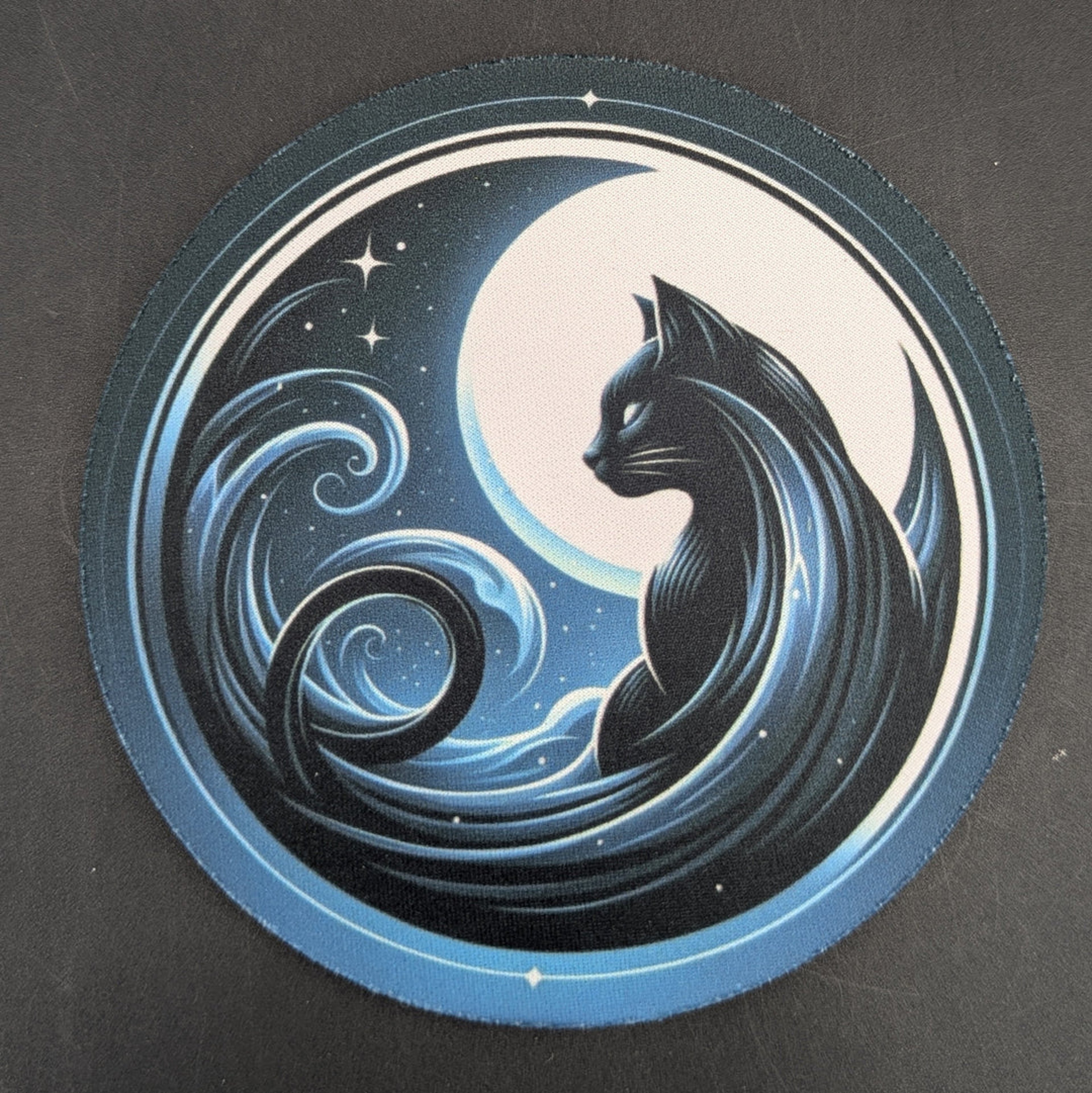 MIDNIGHT GLASS "IN THE CLOUDS" DAB MAT MINI image 0
