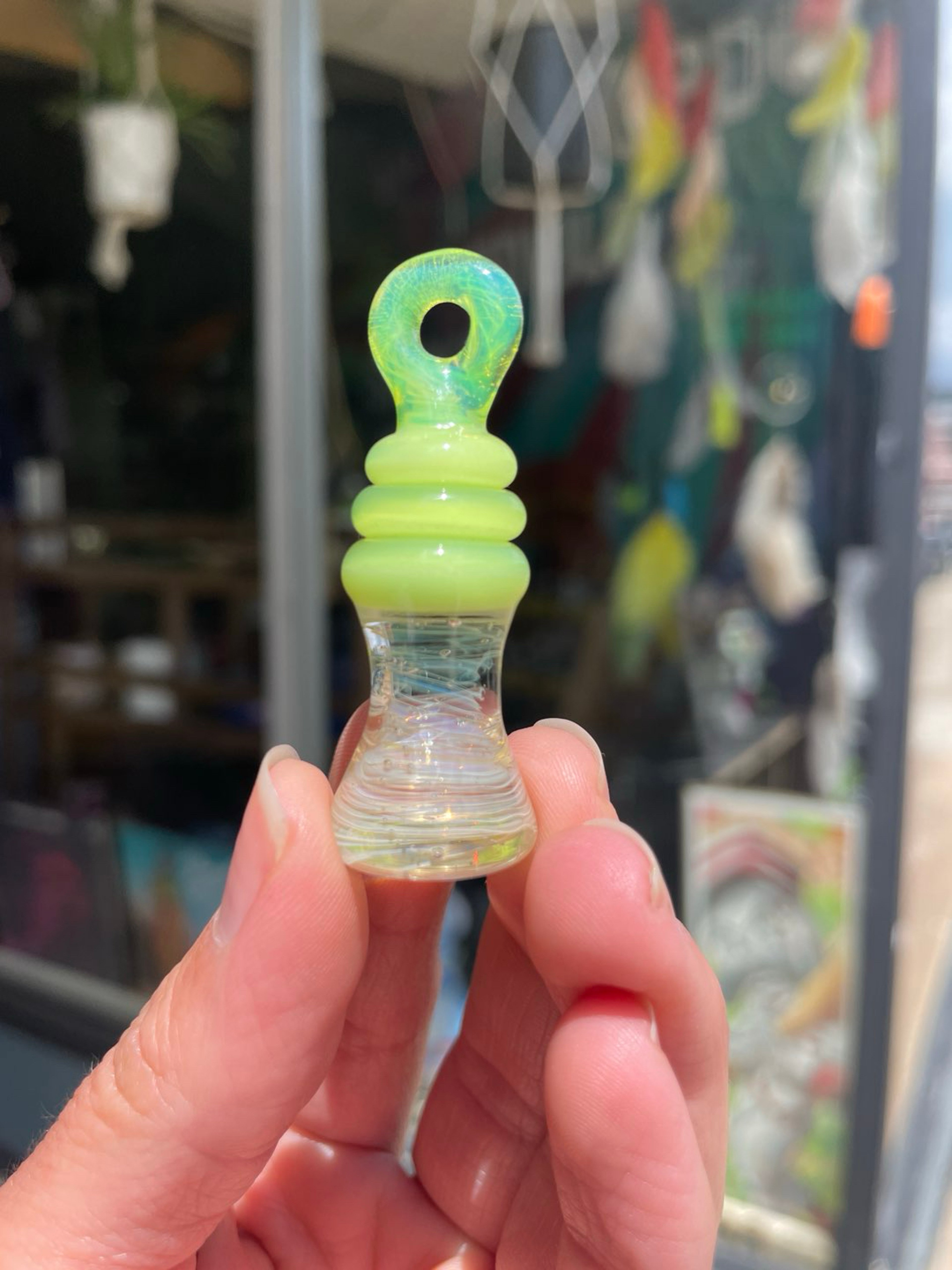 Slime neon green pendant image 0