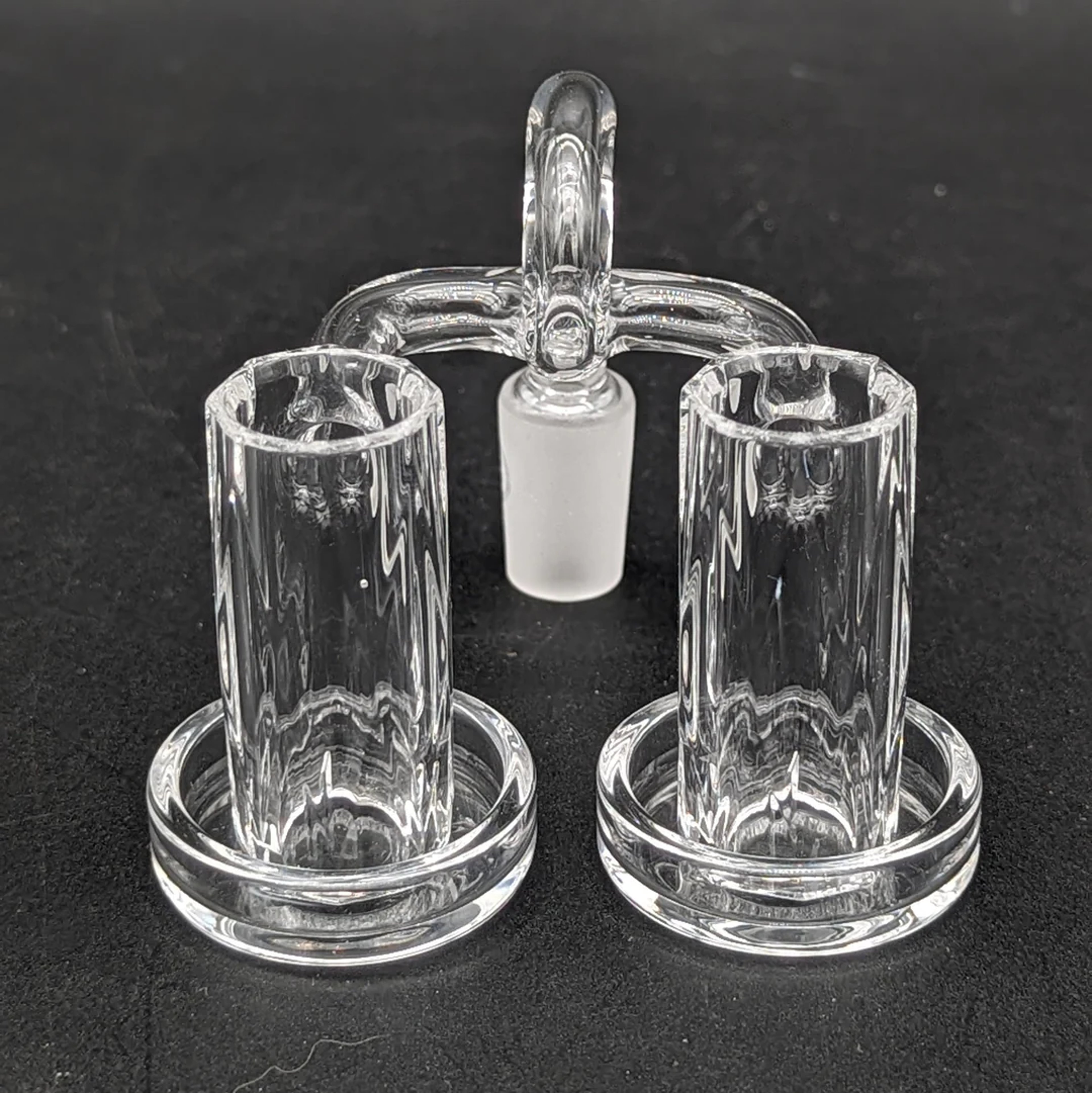 Preview pic of GREEK GLASS DOUBLE FACETED CHARMER 14MM