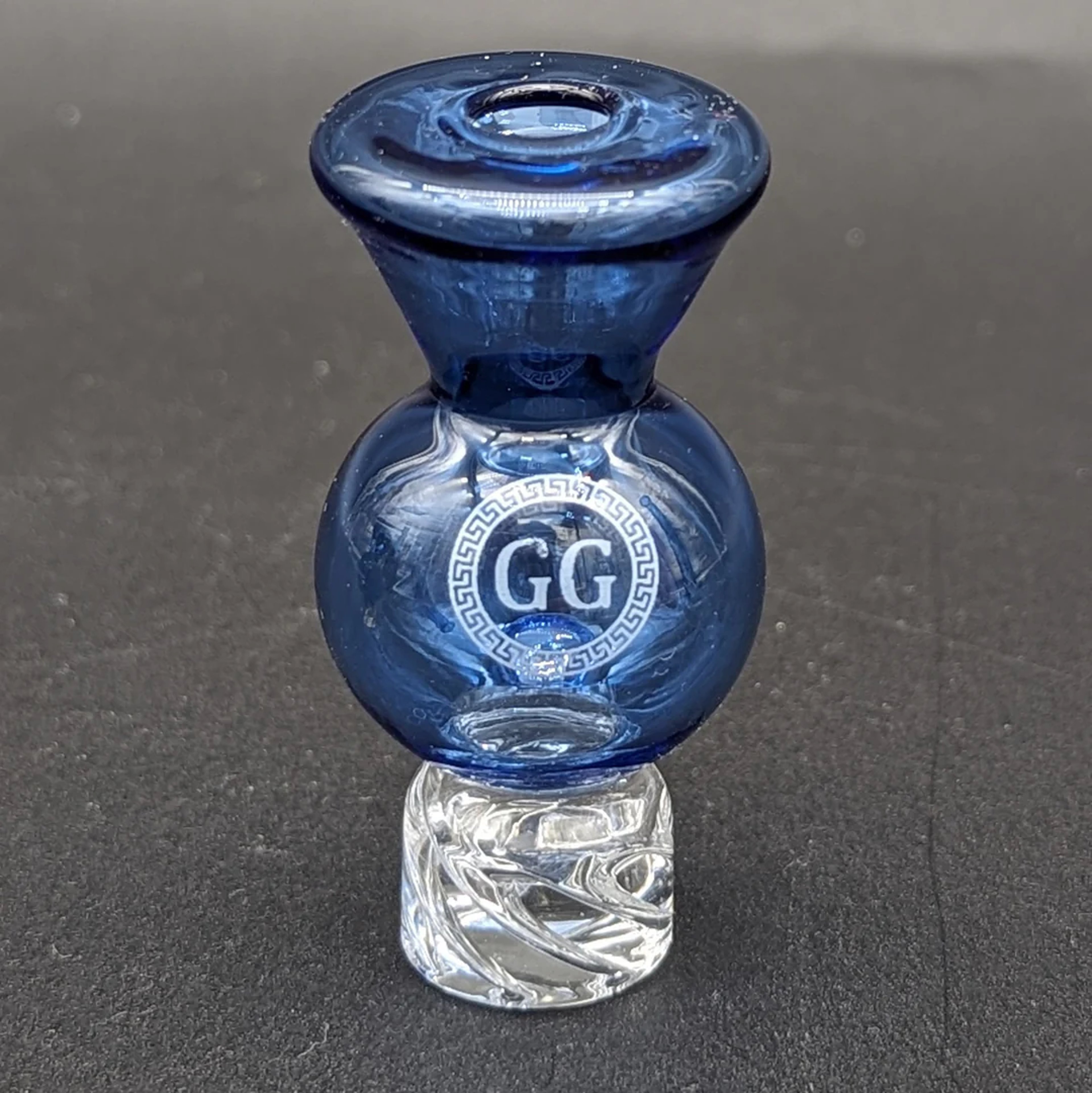 Preview pic of GREEK GLASS BUBBLE SPINNER CAP
