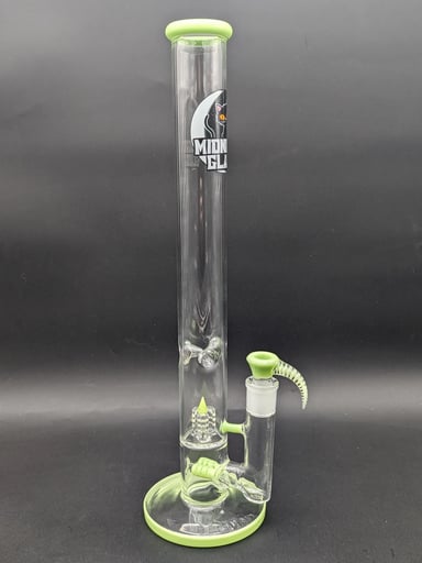 Preview pic of MIDNIGHT GLASS DUAL INLINE + INV3 BONG