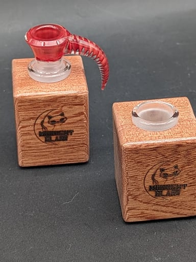 Preview pic of MIDNIGHT GLASS - 1 PIECE WOODEN 18MM SLIDE HOLDERS