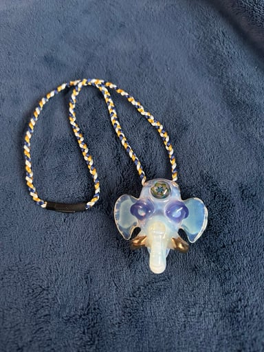Preview pic of Creep Glass Glopal Ganesh Elephant Pendant