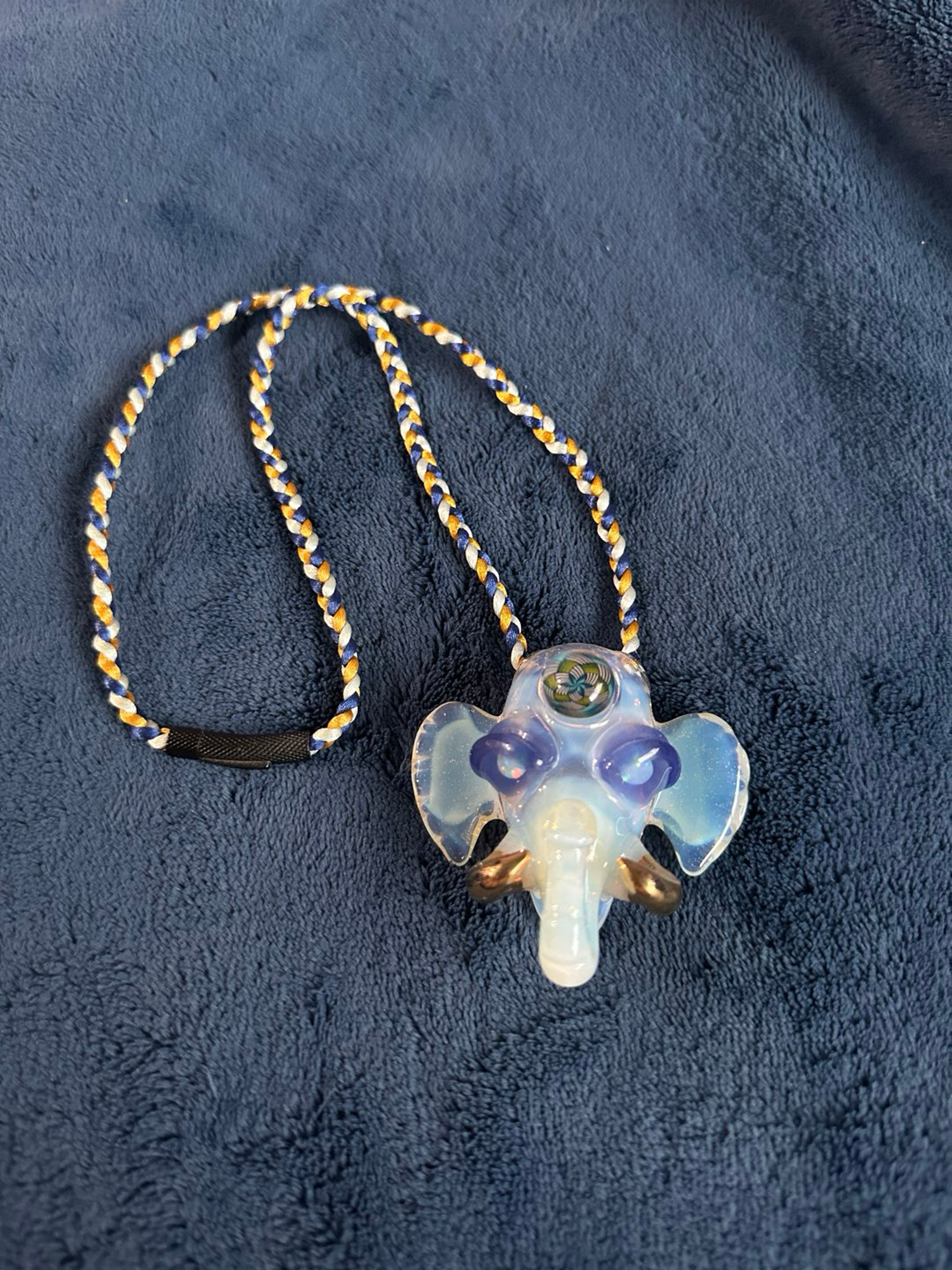 Preview pic of Creep Glass Glopal Ganesh Elephant Pendant