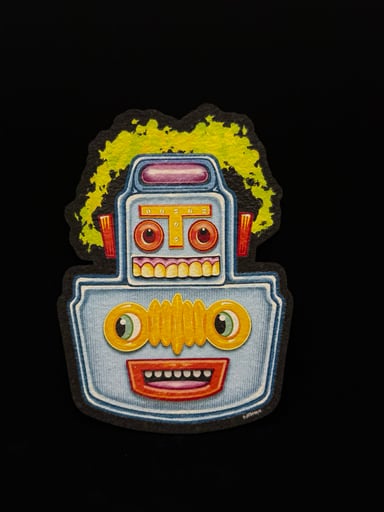 Preview pic of SIGNED le100 Robot 12” Mat by Dirk Hays x Moodmats