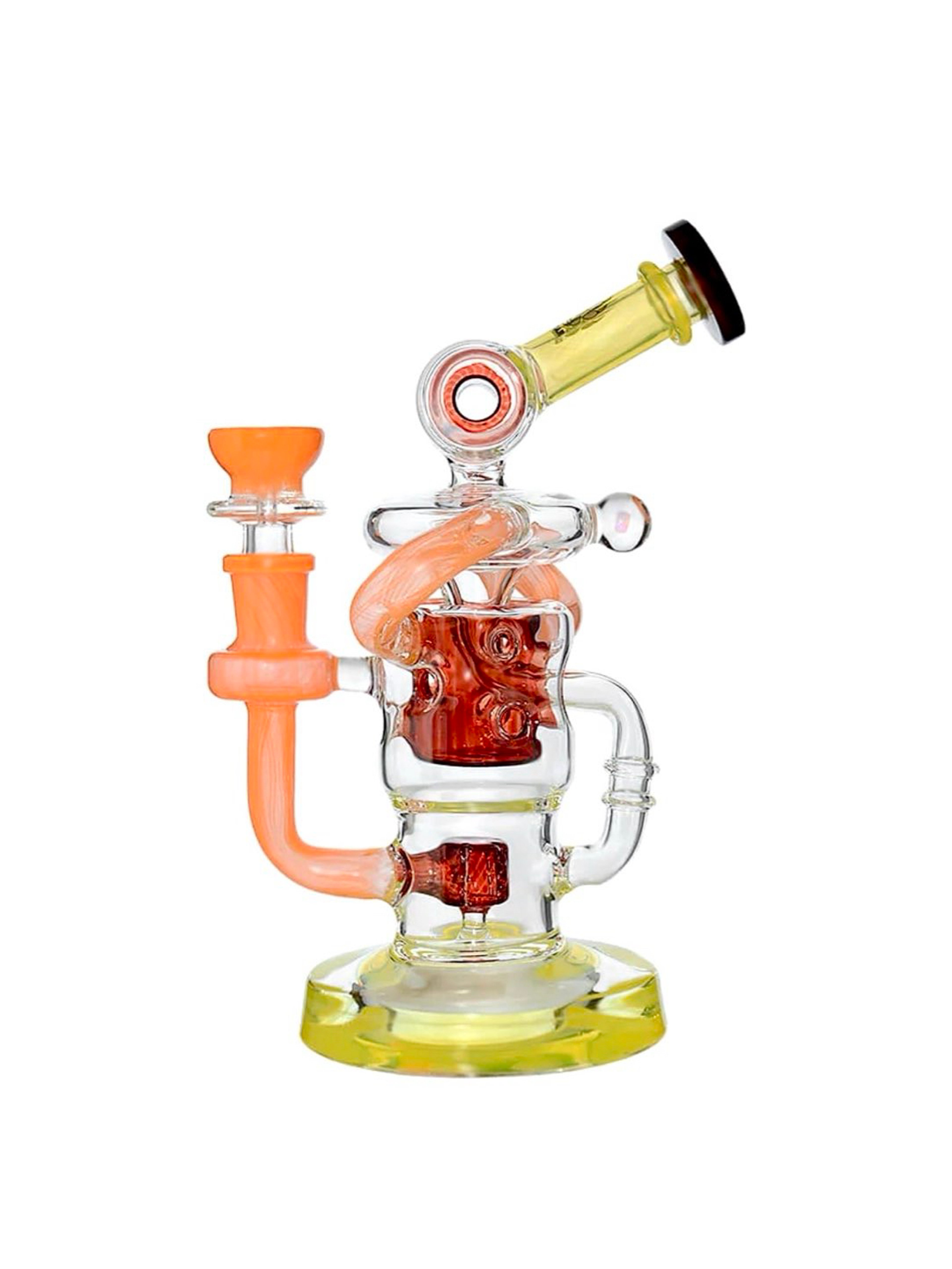 Preview pic of Honeycomb Twisted Recycler Dab Rig